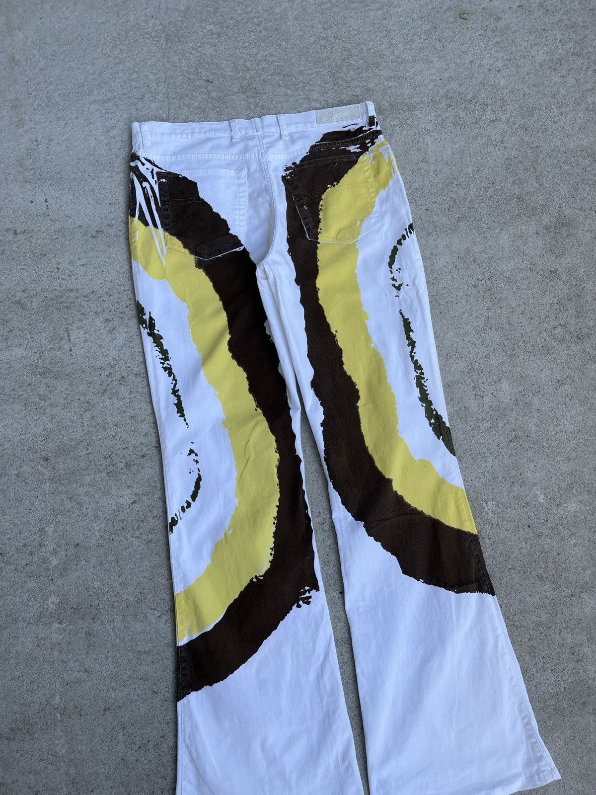 Japanese Brand Rare Krizia Handmade Painted Jeans Size US 36 / EU 52 - 10 Thumbnail