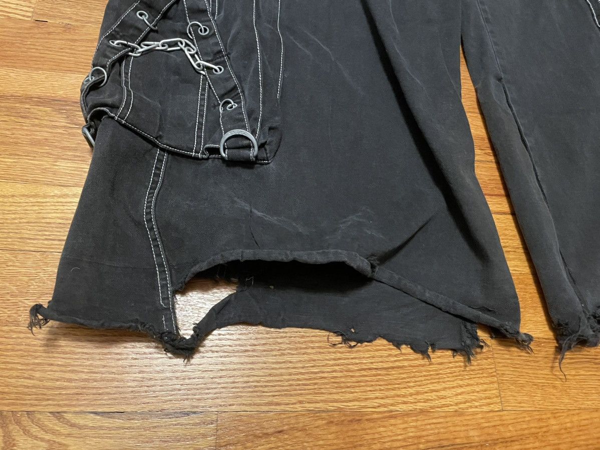 Tripp NYC × Vintage Vintage 90s Y2K Tripp NYC Emo Goth Baggy Distressed Pants Size US 31 - 7 Thumbnail