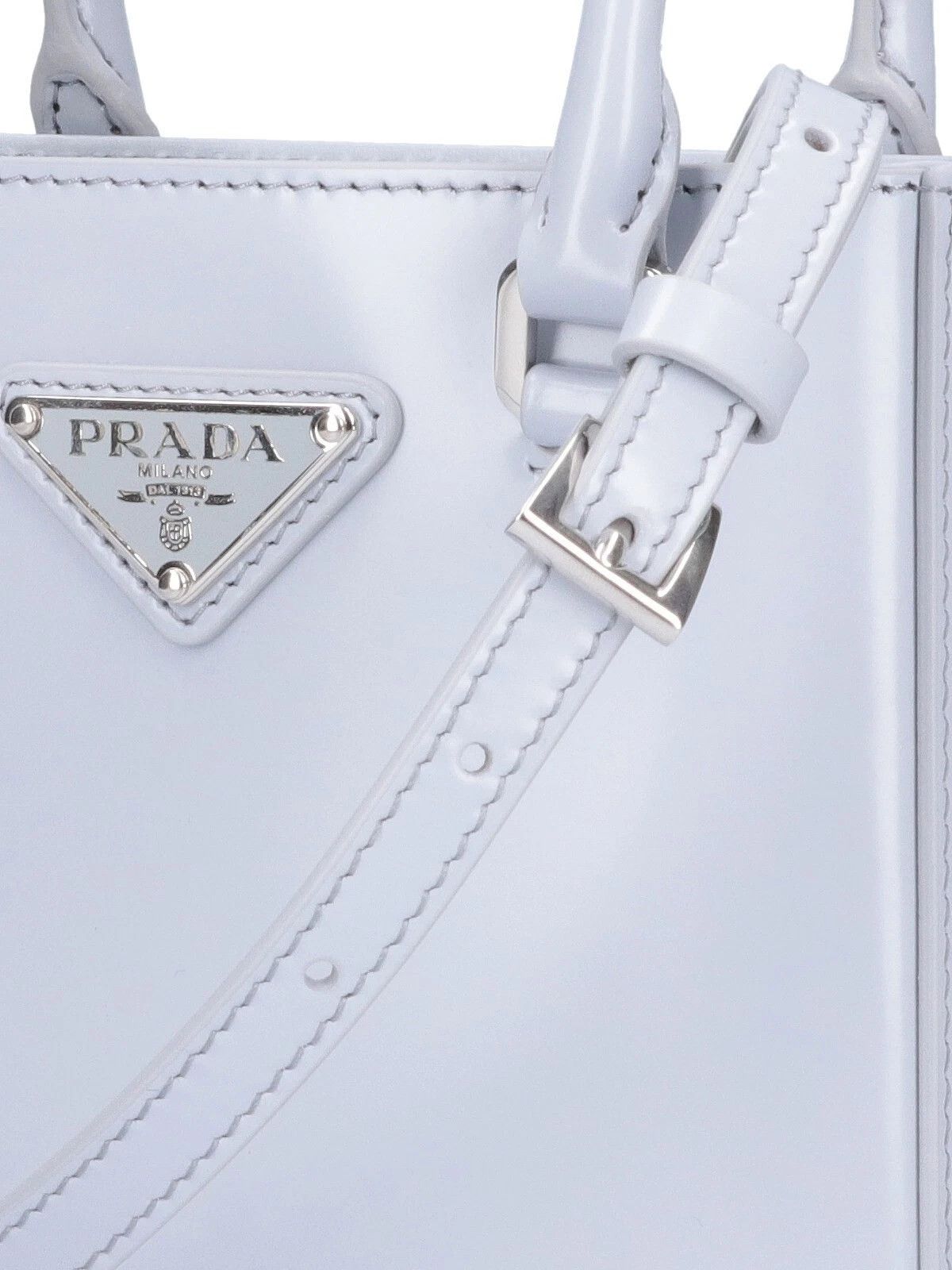 Prada PRADA Cornflower Small Top Handle Bag New And Authentic Size ONE SIZE - 4 Thumbnail