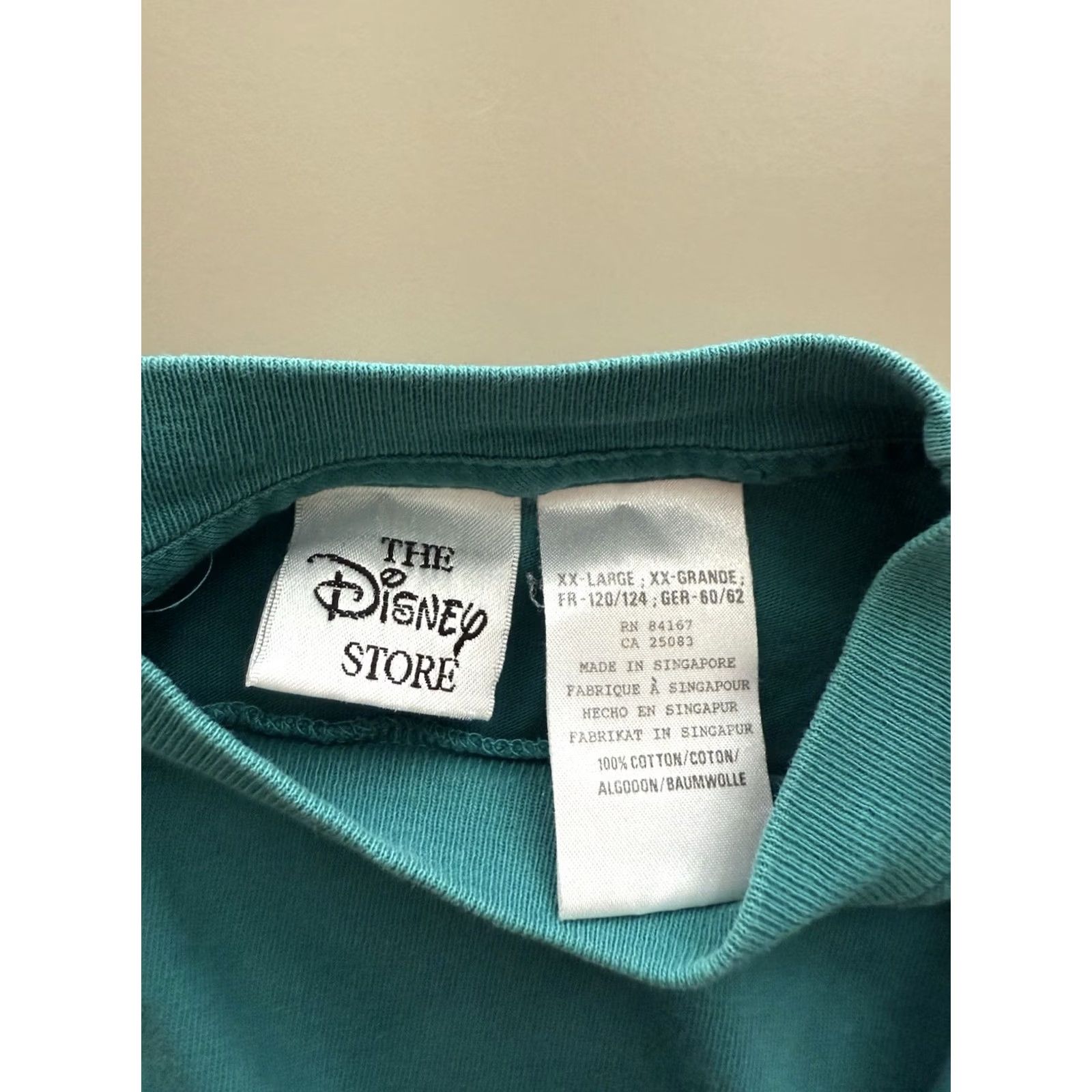 Disney VINTAGE Disney Mickey Mouse Shirt Men 2XL Long Sleeve Pocket 90s Y2K Teal Size US XXL / EU 58 / 5 - 5 Thumbnail