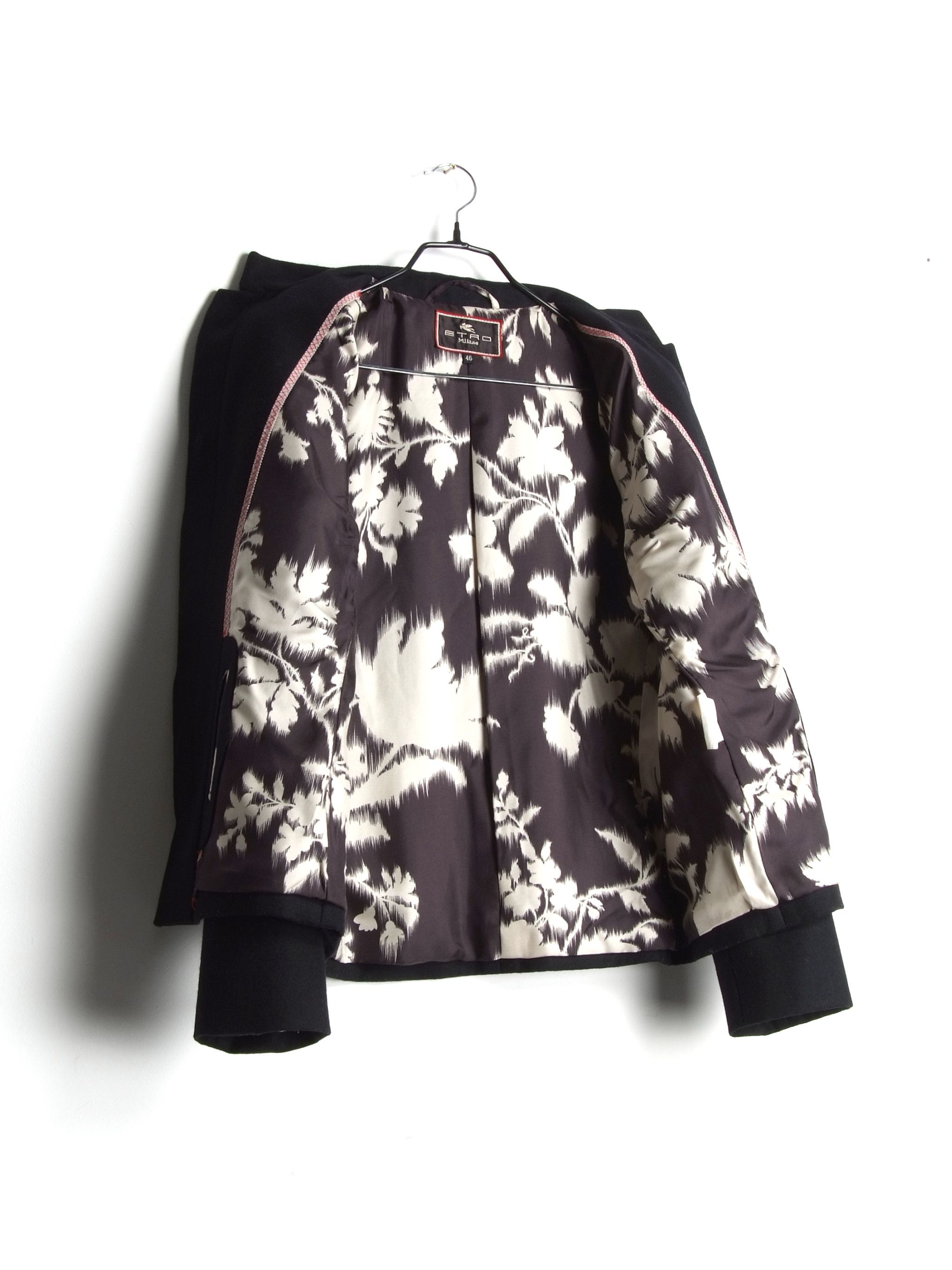Etro Etro Milano Wool Silk Cashmere Short Light Coat Jacket Size L / US 10 / IT 46 - 7 Thumbnail