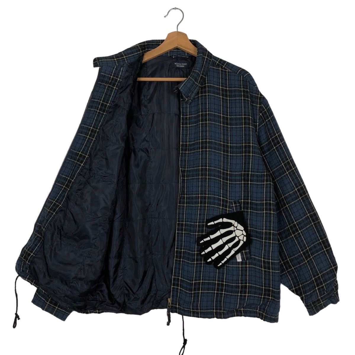 Japanese Brand 🔥90’s Vintage Flannel Jacket Media Oggi Tartan Design Size US L / EU 52-54 / 3 - 9 Thumbnail