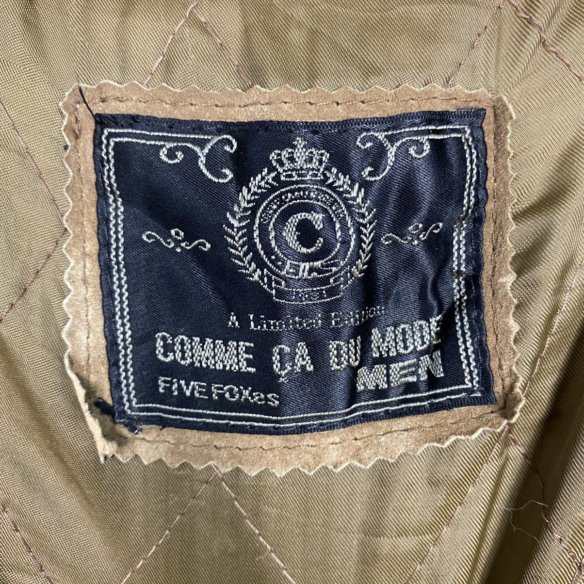 Japanese Brand 📌Vintage Genuine Leather Jacket Comme Ca Ism Big Logo Size US M / EU 48-50 / 2 - 19 Thumbnail