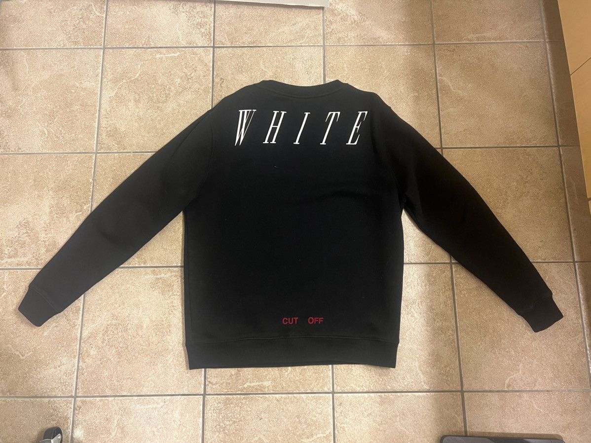 Off-White Off White Othelo’s Wolf Print Crewneck Sweatshirt Black Size US S / EU 44-46 / 1 - 3 Thumbnail