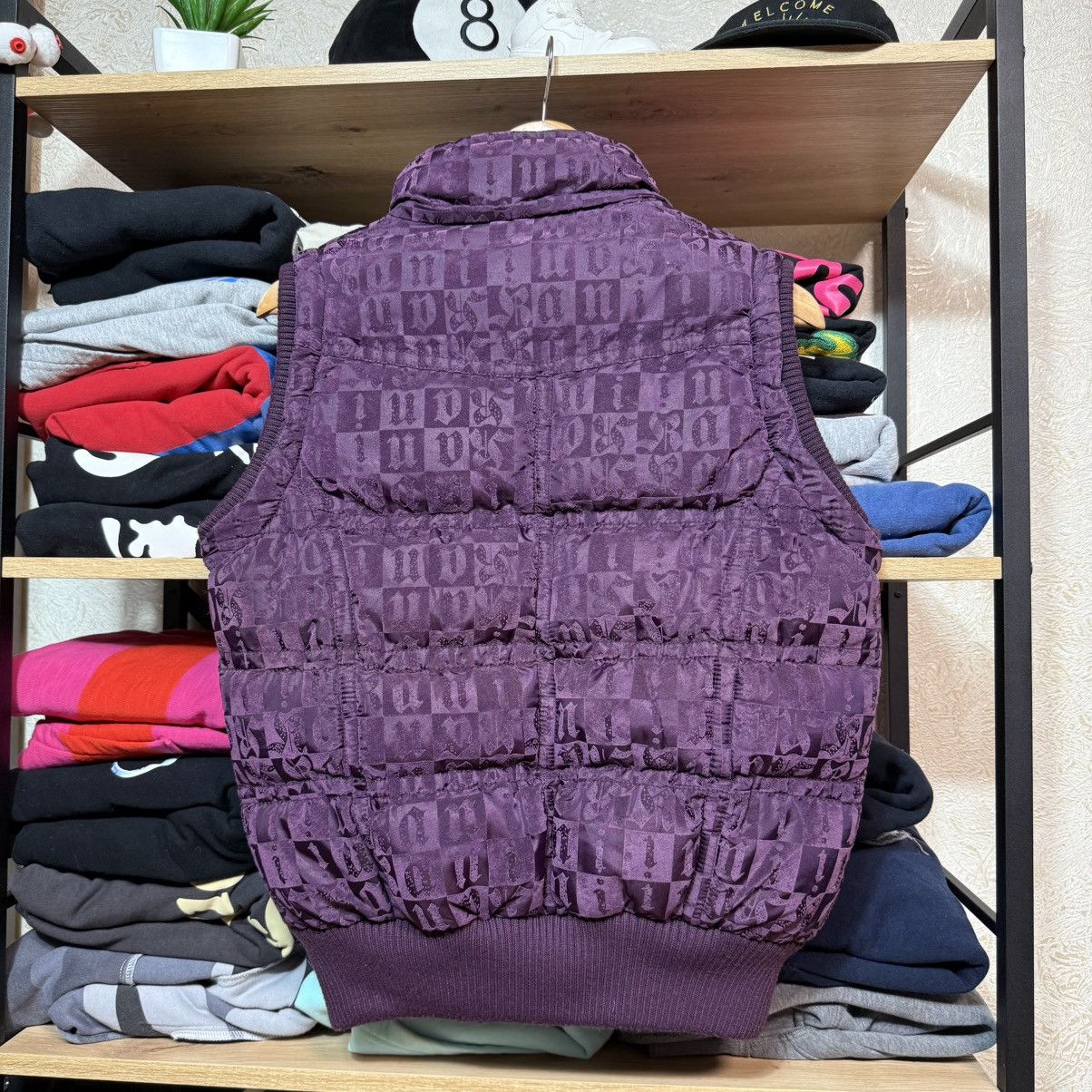 Hysteric Glamour 📌 Crazy Forest Y2K Monogram Y2K Vintage Puffer Vest Size L / US 10 / IT 46 - 9 Thumbnail