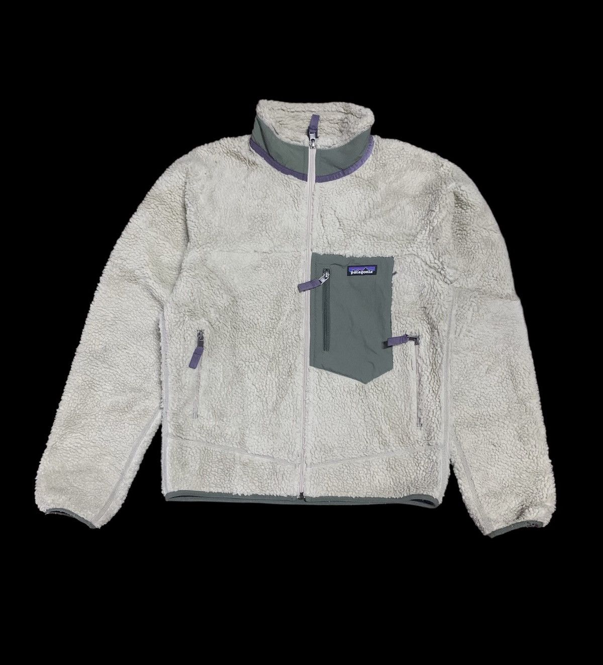 Patagonia Vintage PATAGONIA Retro Deep Pile Sherpa Jacket Size US S / EU 44-46 / 1 - 1 Thumbnail