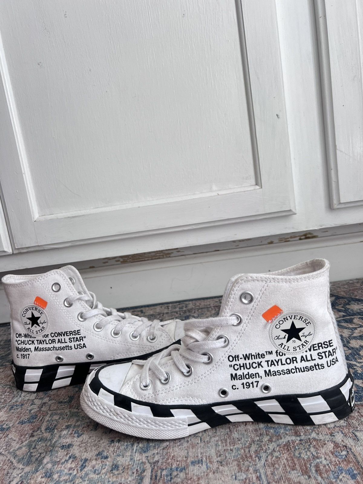 Converse × Off-White Off-white Converse Size US 5.5 / IT 35.5 - 4 Thumbnail