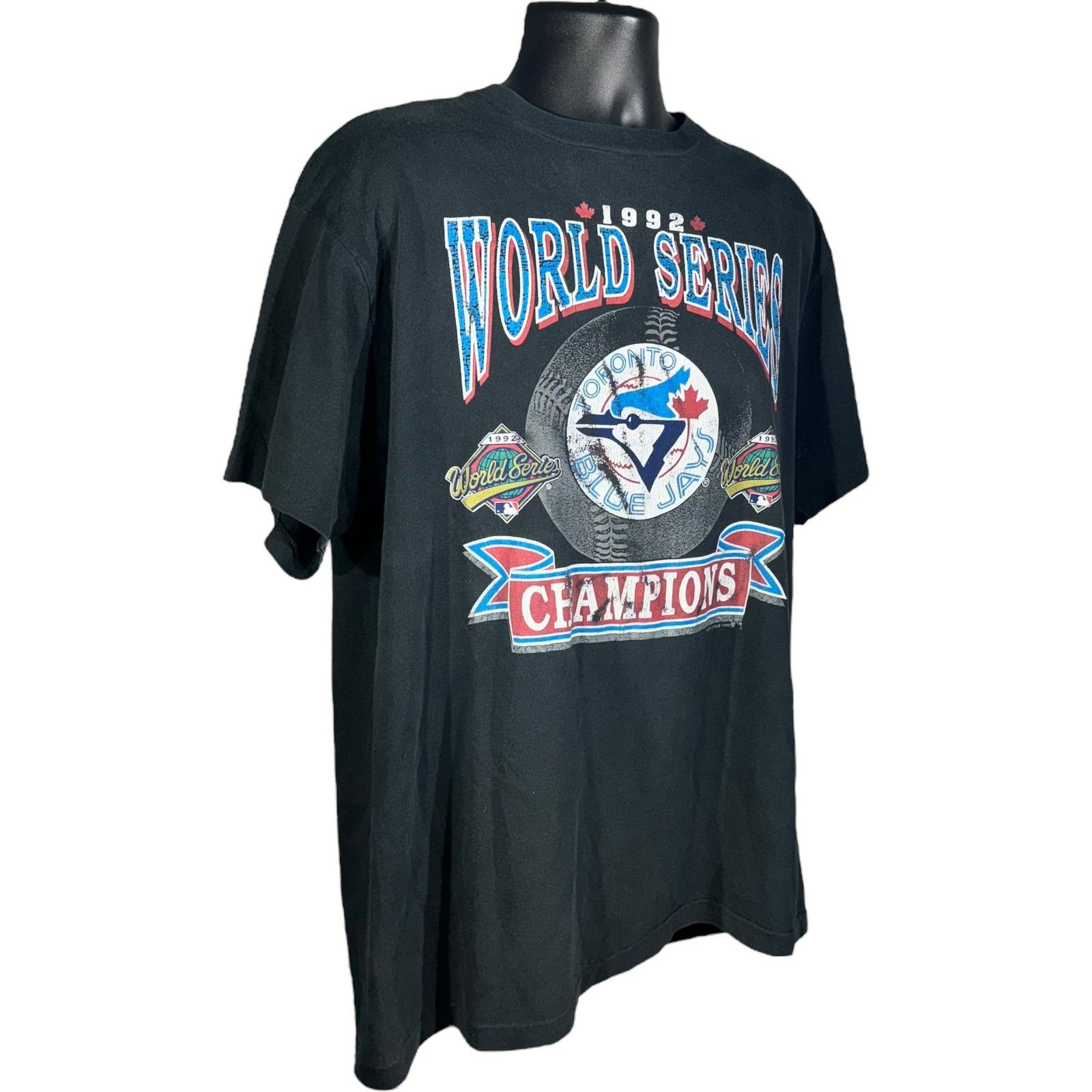 Vintage Vintage Toronto Blue Jays World Series Champions MLB Tee Size US L / EU 52-54 / 3 - 3 Thumbnail