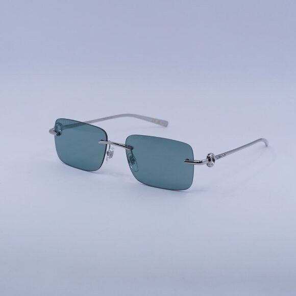 Gucci 🕶️ New Gucci GG1703S 002 Silver/Green Sunglasses Size ONE SIZE - 5 Thumbnail