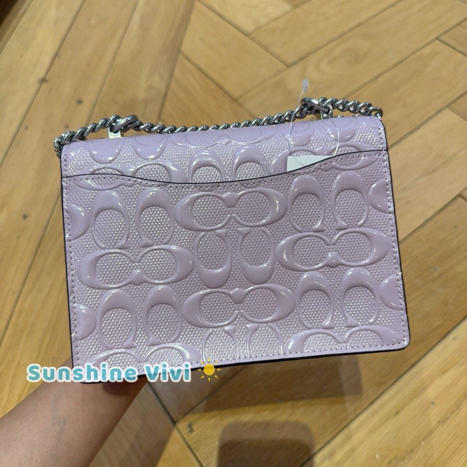 Coach NWT Coach Mini Klare Crossbody Bag Leather Violet CDB11 Size ONE SIZE - 6 Thumbnail