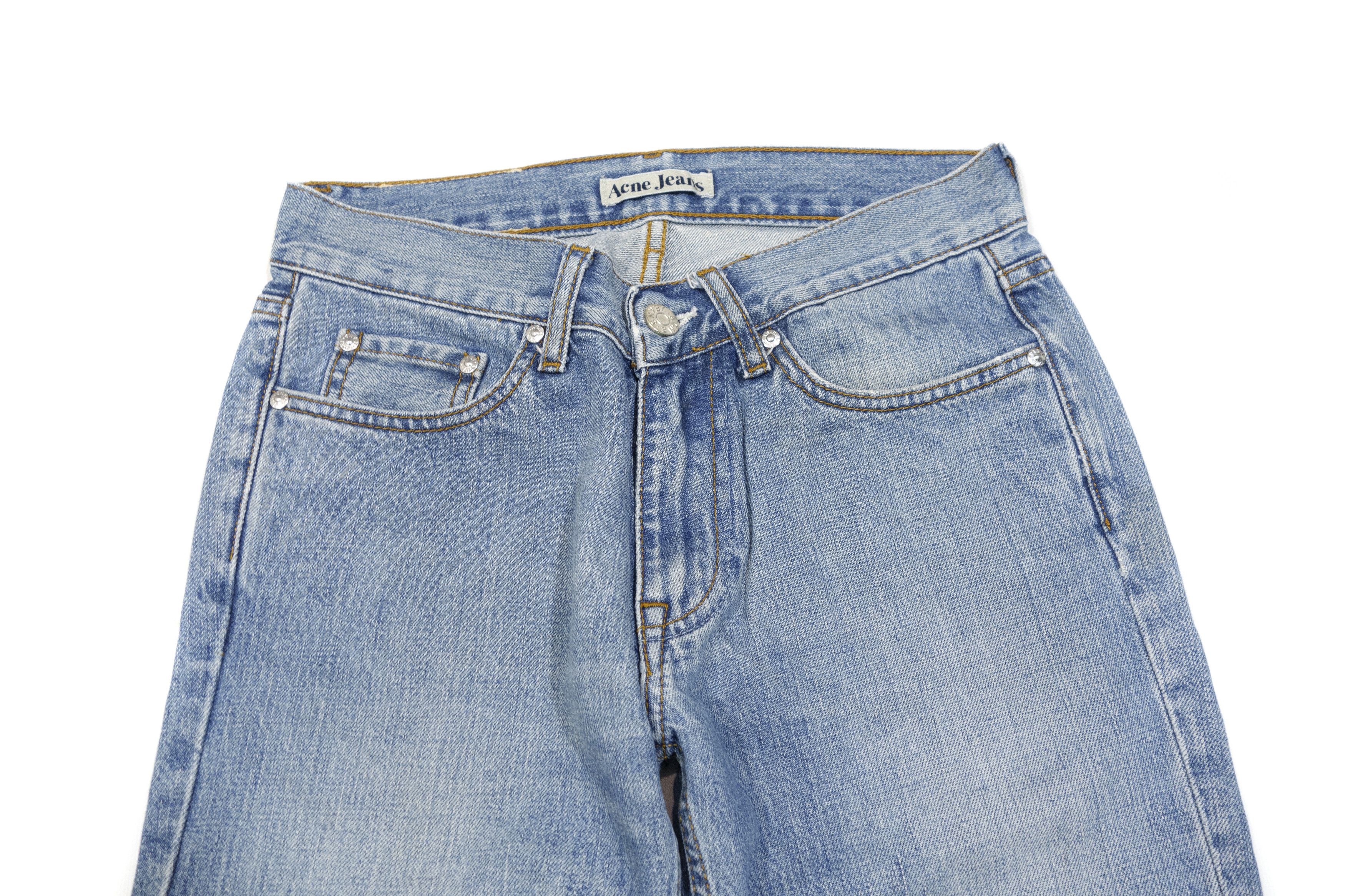 Acne Studios Jeans Mic 411 Vintage Light Blue Washed Jeans Size US 28 / EU 44 - 3 Thumbnail