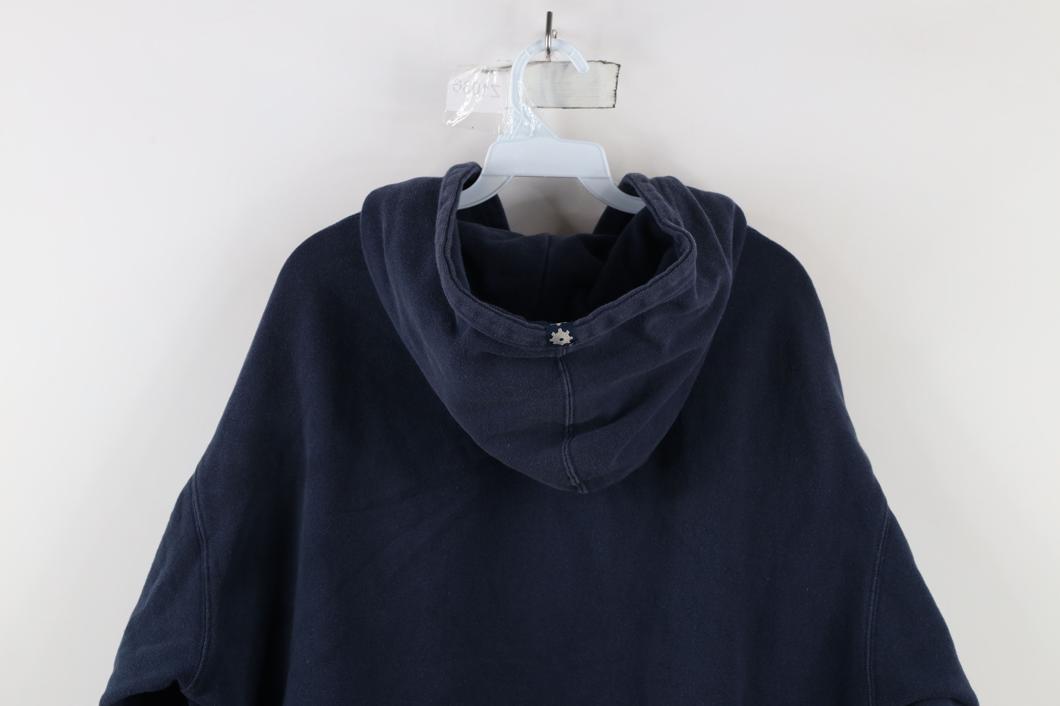Vintage Vintage Y2K Streetwear Tribal Dragon Hoodie Sweatshirt Blue Size US XL / EU 56 / 4 - 13 Thumbnail