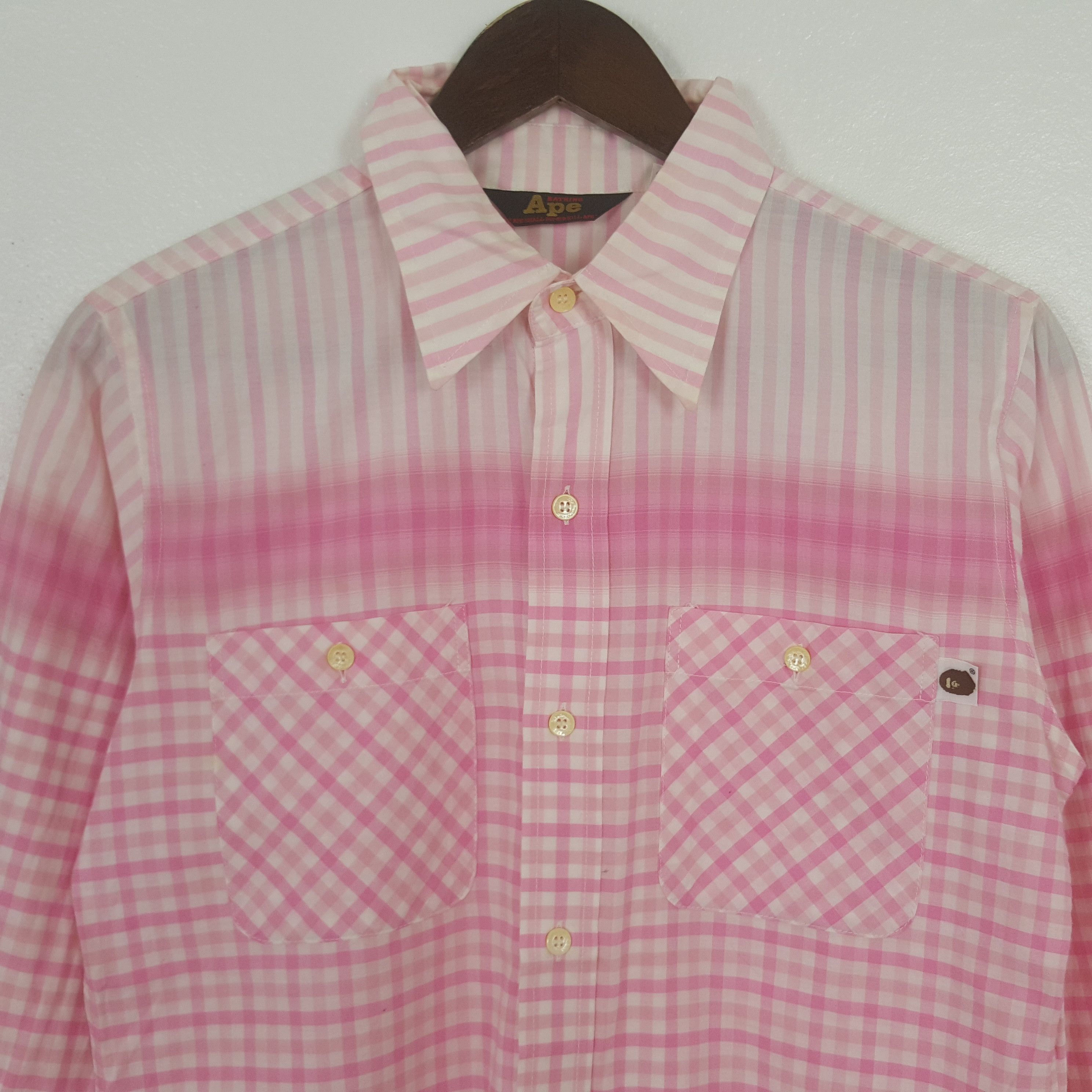 Bape Vintage A Bathing Ape Japan Button Up Shirt Size US XS / EU 42 / 0 - 2 Thumbnail