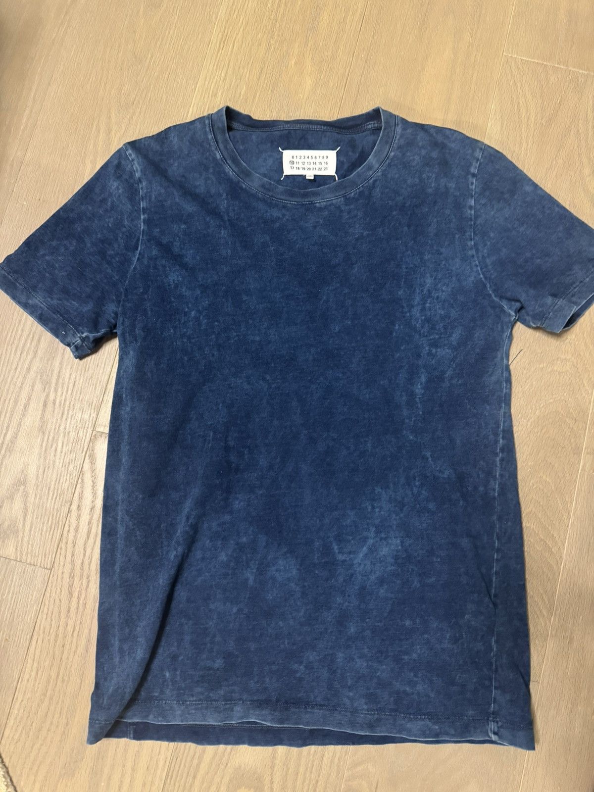 Dark Navy Garment Dyed / Treated T Shirt