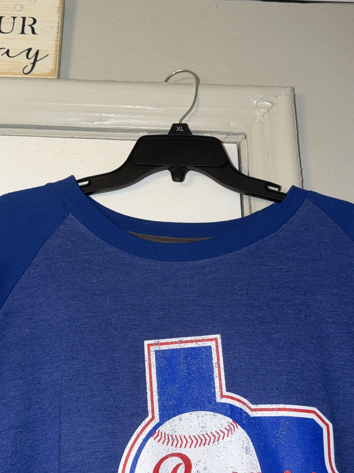 MLB MLB Baseball Stitches Texas Rangers T Shirt Men Size 3XL Size US XXL / EU 58 / 5 - 11 Thumbnail