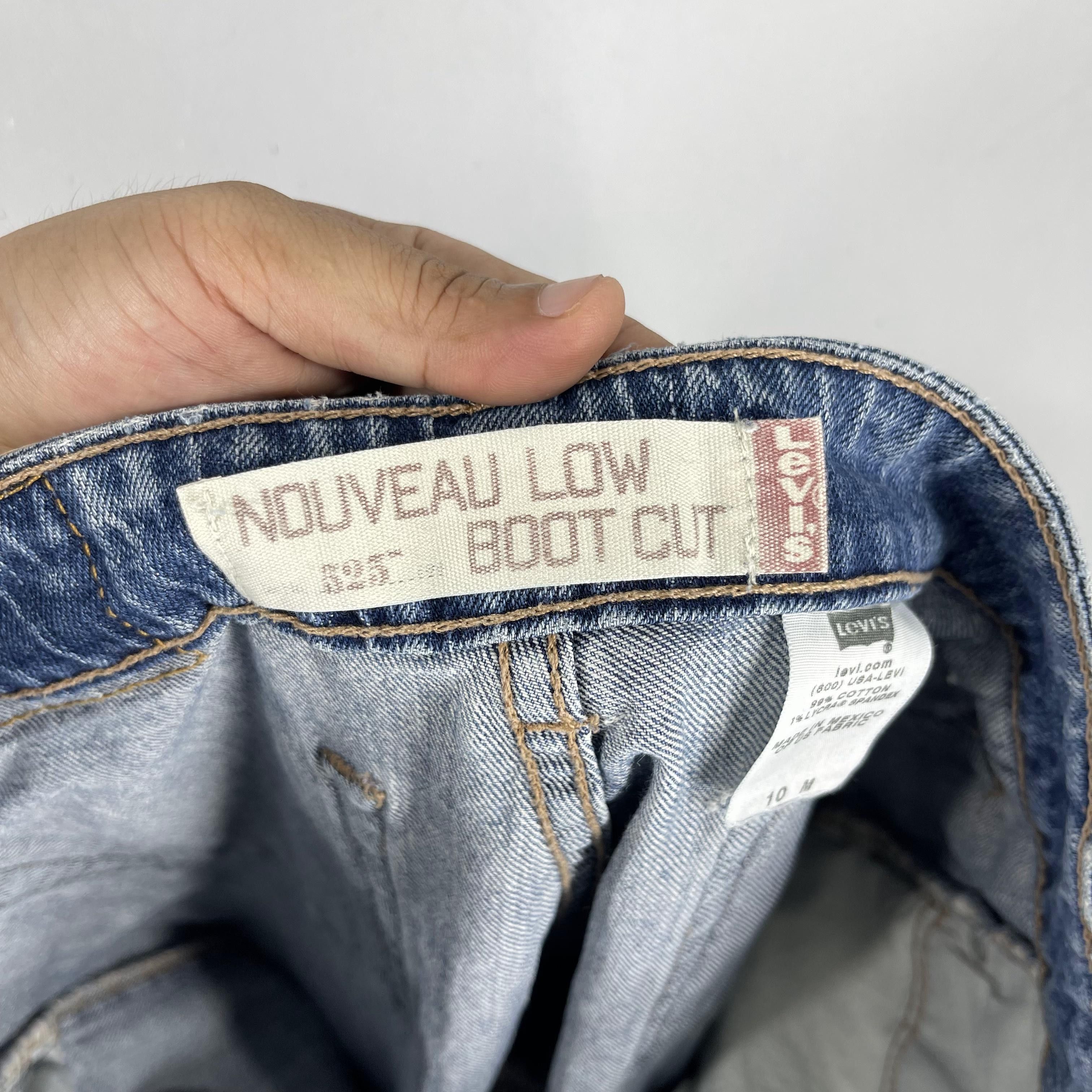 Levi's × Vintage Size 33 Vintage Levis 525 Distressed Low Bootcut Women Jeans Size 33" - 4 Thumbnail