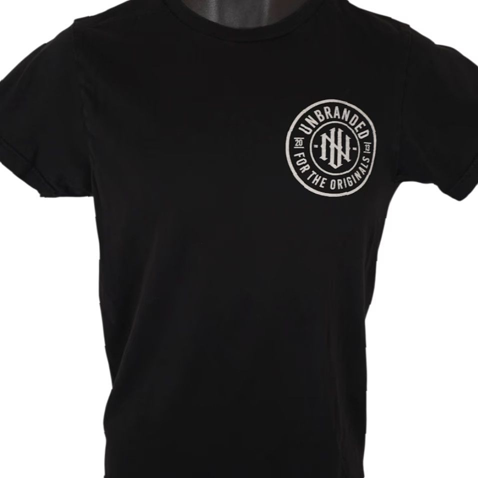 Vintage VINTAGE Unbranded Collective T Shirt Mens Size Small Black Streetwear Made In USA Size US S / EU 44-46 / 1 - 2 Thumbnail