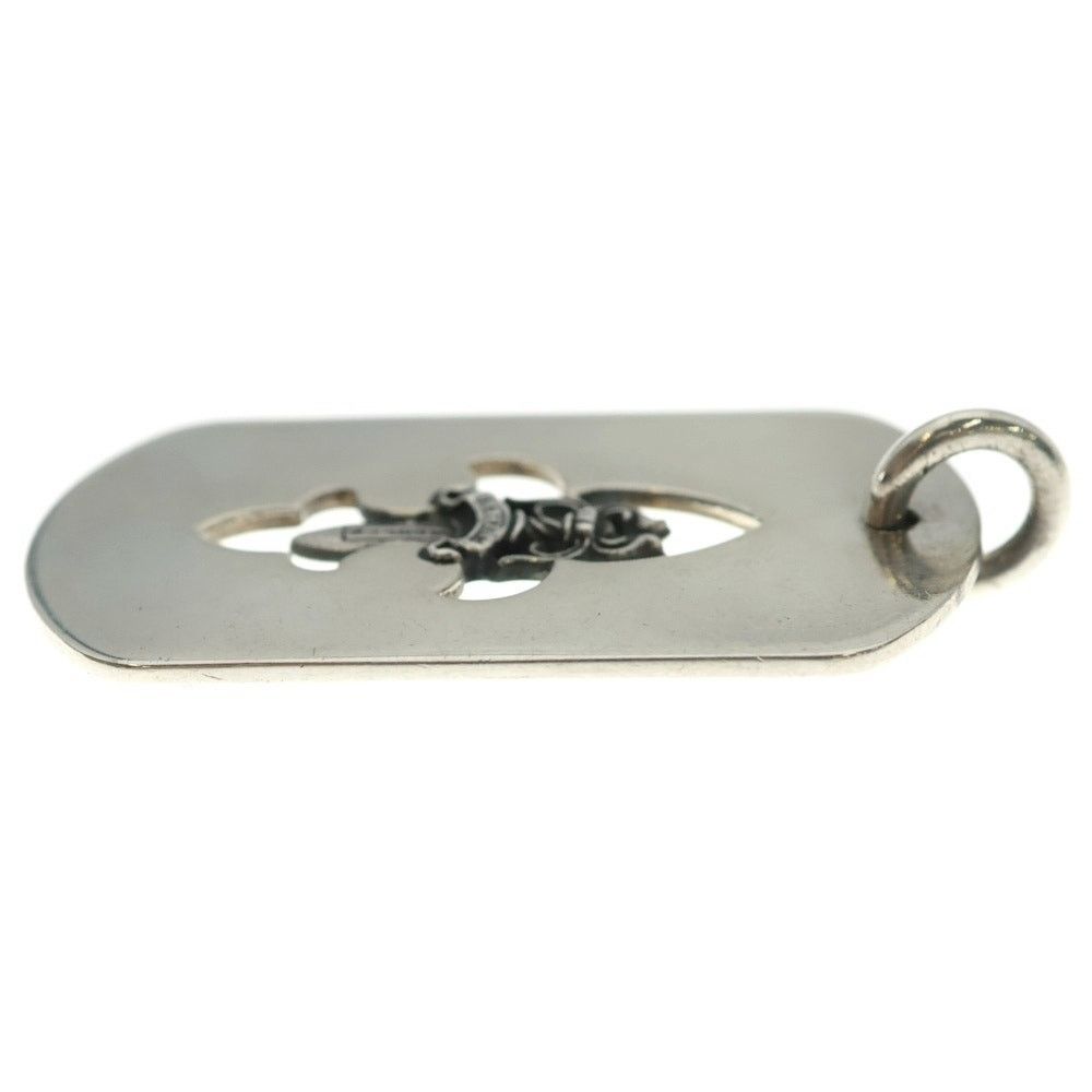 Chrome Hearts Chrome Hearts D Tag Flare Dagger Dog Tag Necklace Size ONE SIZE - 3 Thumbnail