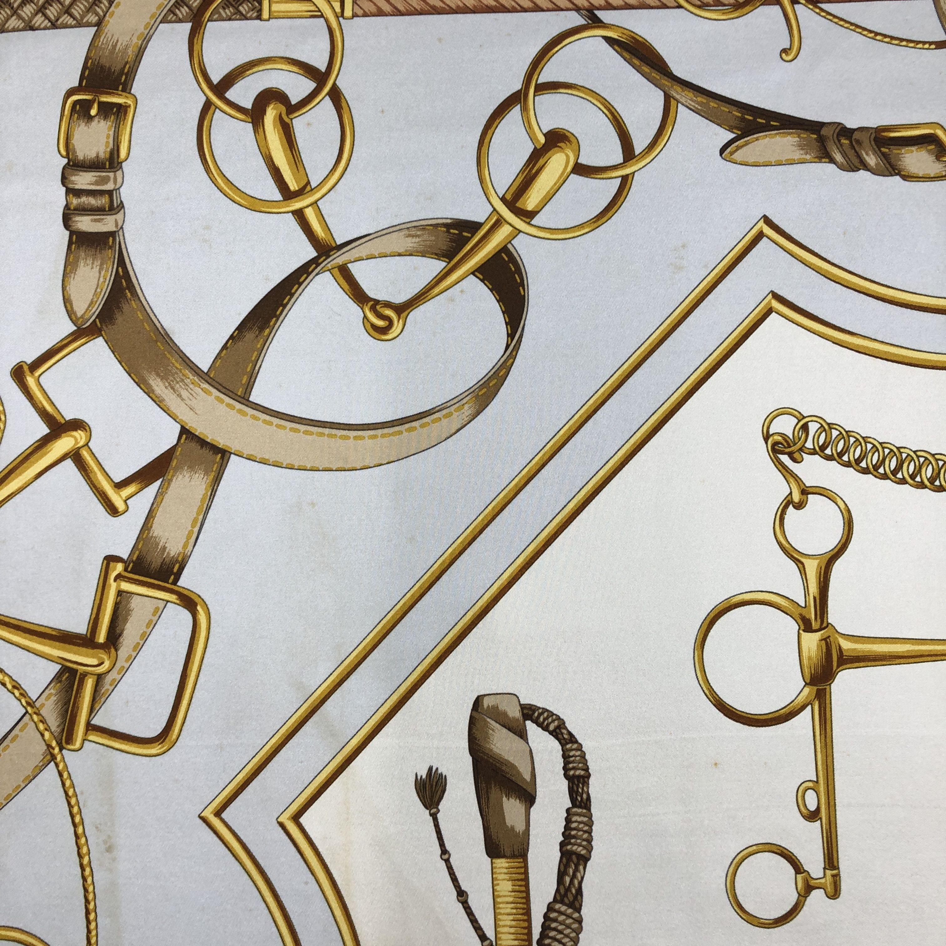 Trussardi Vintage Trussardi SILK Scarf Twill Stole Wraps Scarves Size ONE SIZE - 10 Thumbnail