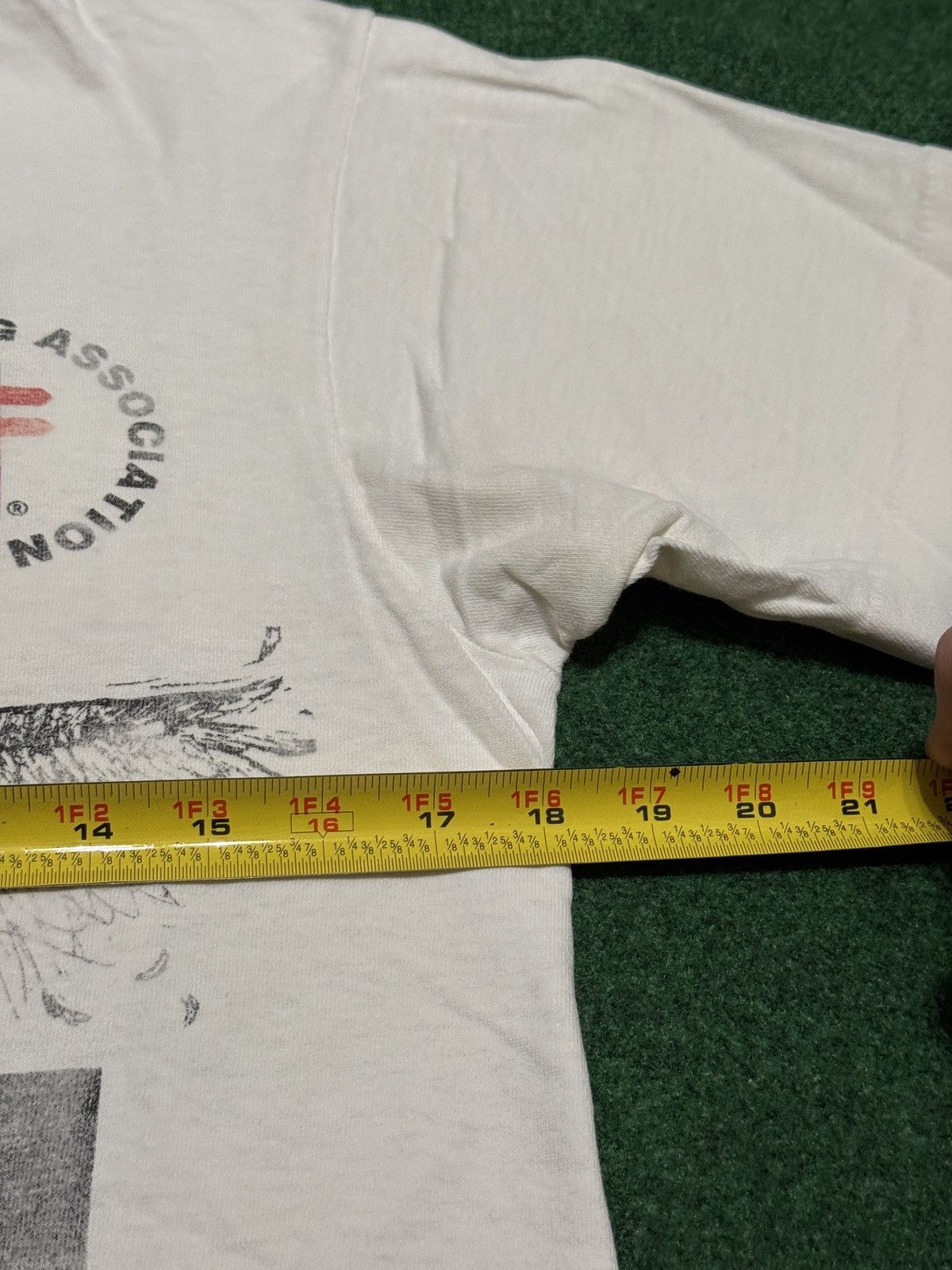 Vintage Vintage Daniel Boone Cycles 90s Alamo American Lung T Shirt Size US M / EU 48-50 / 2 - 6 Thumbnail