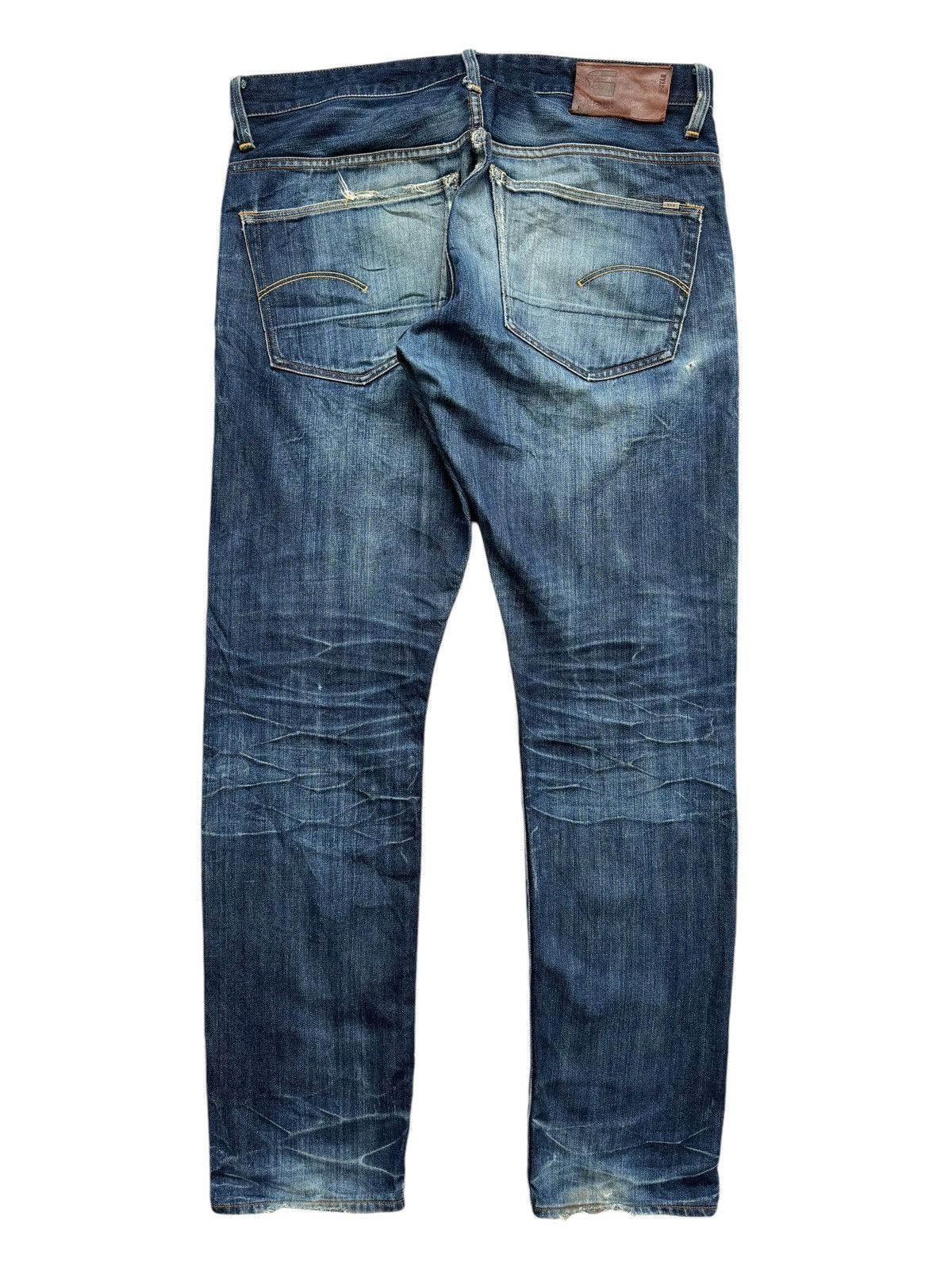 G-Star 💸LASTDROP💸 G-Star Raw Distressed Fly Button Faded Jeans Size US 36 / EU 52 - 9 Thumbnail