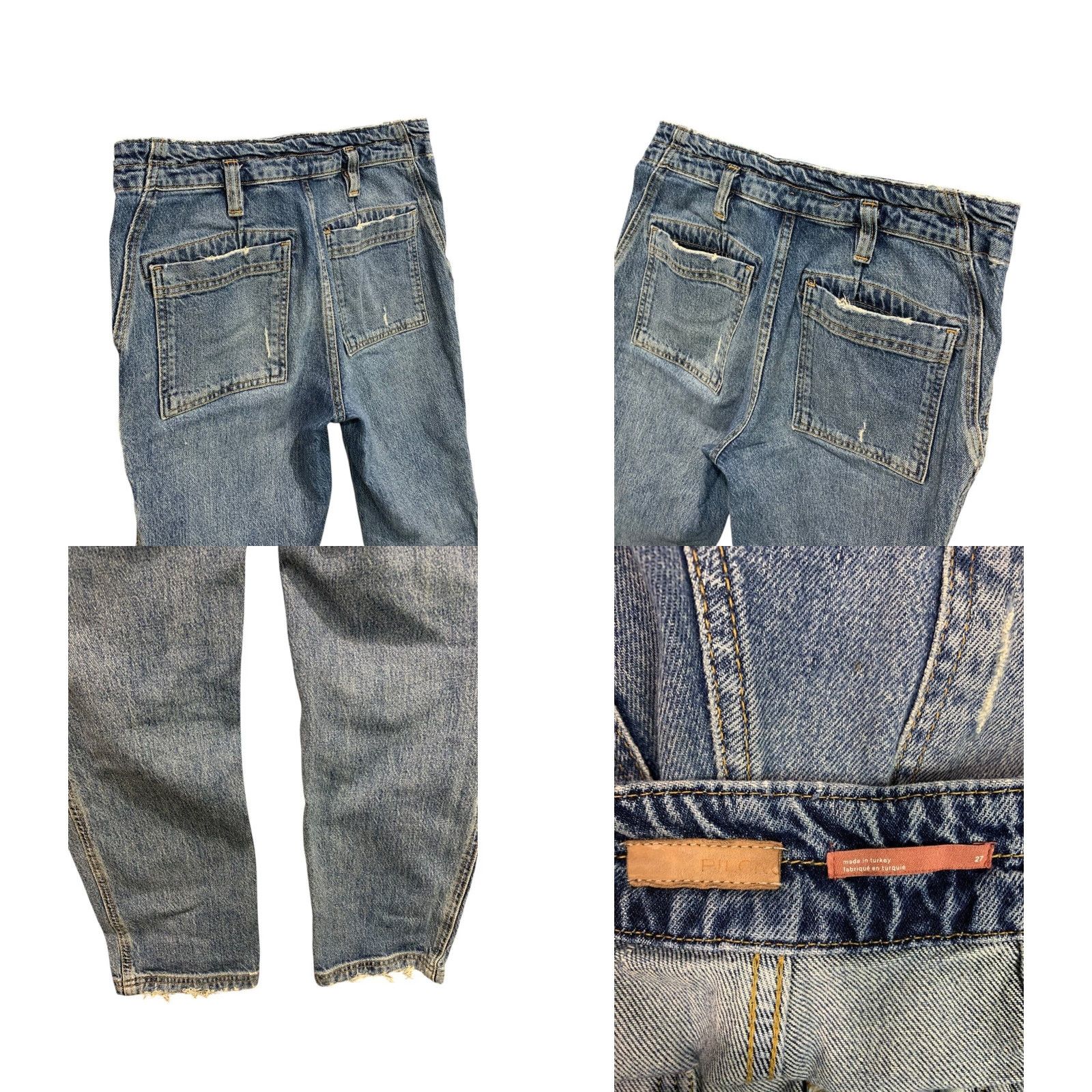 Vintage VINTAGE Pilcro Anthropologie Jeans Utility Ankle Carpenter Denim Womens Size 27 Blue 27 Regular Inseam 29 Women Size 27" / US 4 / IT 40 - 8 Thumbnail