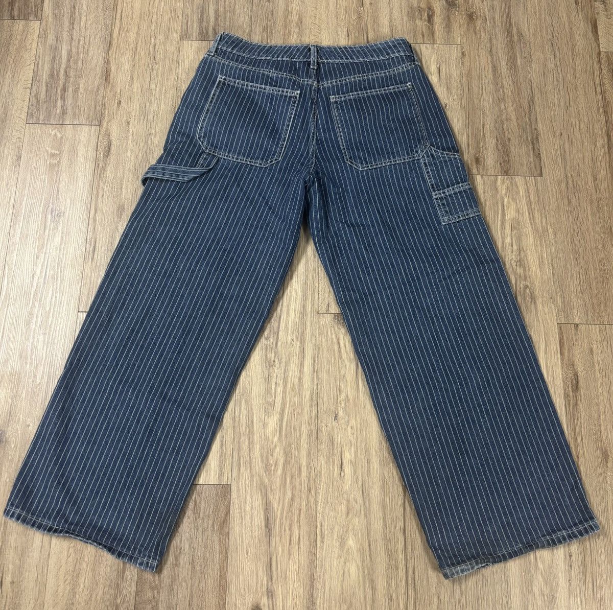 Other Unisex Baggy Pinstripe Jeans (Wild Fable) Size US 34 / EU 50 - 2 Thumbnail