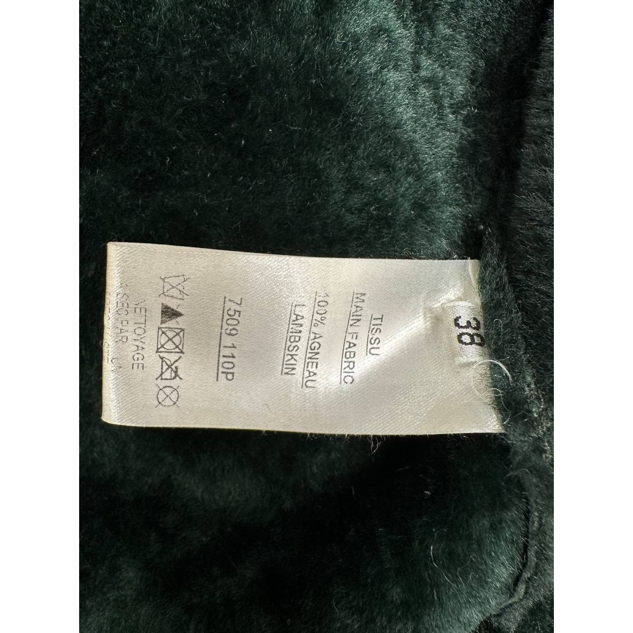 Balmain Balmain Green Shearling Biker Jacket - Size 38 Size S / US 4 / IT 40 - 7 Thumbnail