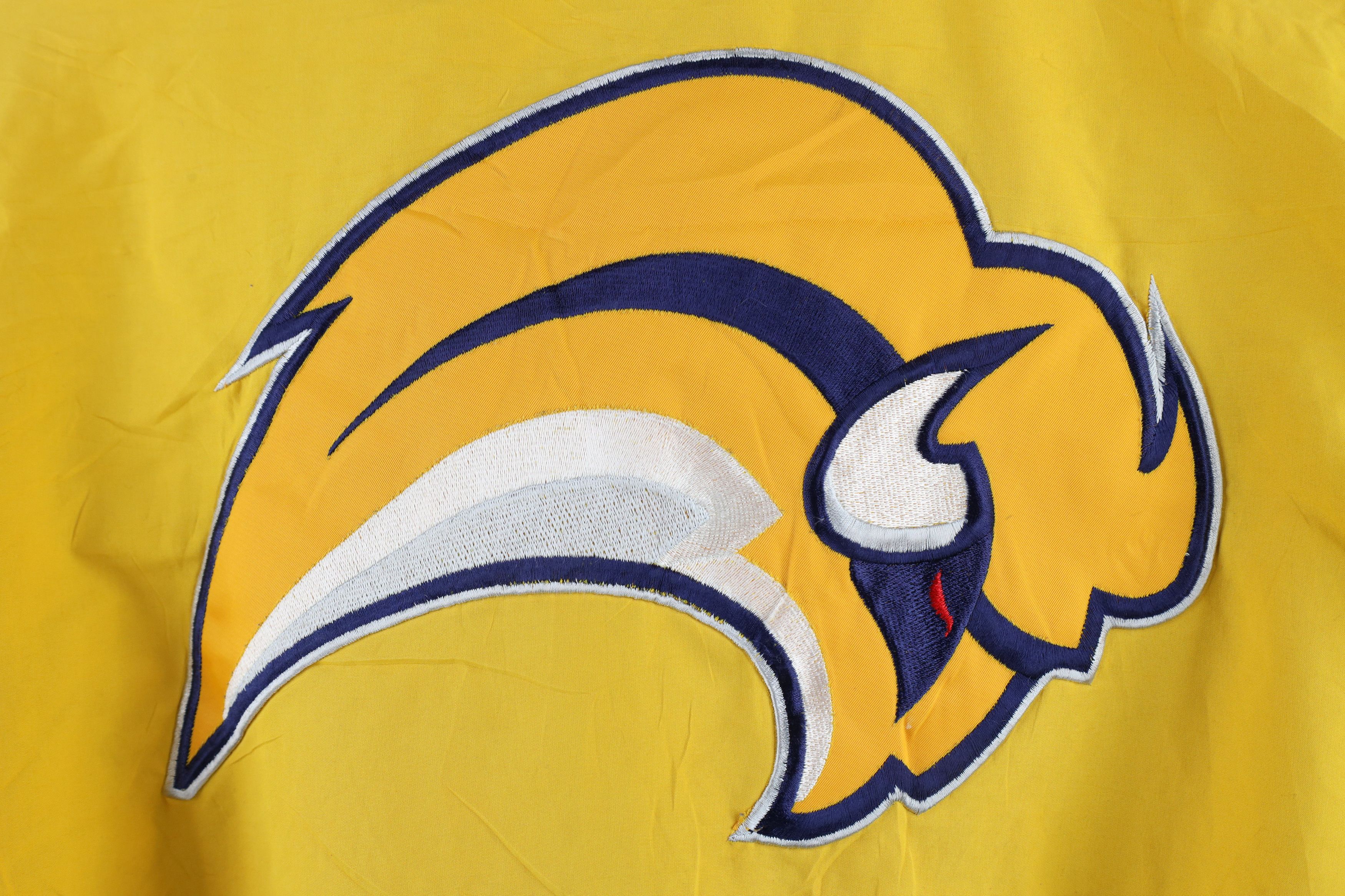 Vintage Vintage Buffalo Sabres Hockey Pullover Windbreaker Jacket Size US XL / EU 56 / 4 - 12 Thumbnail