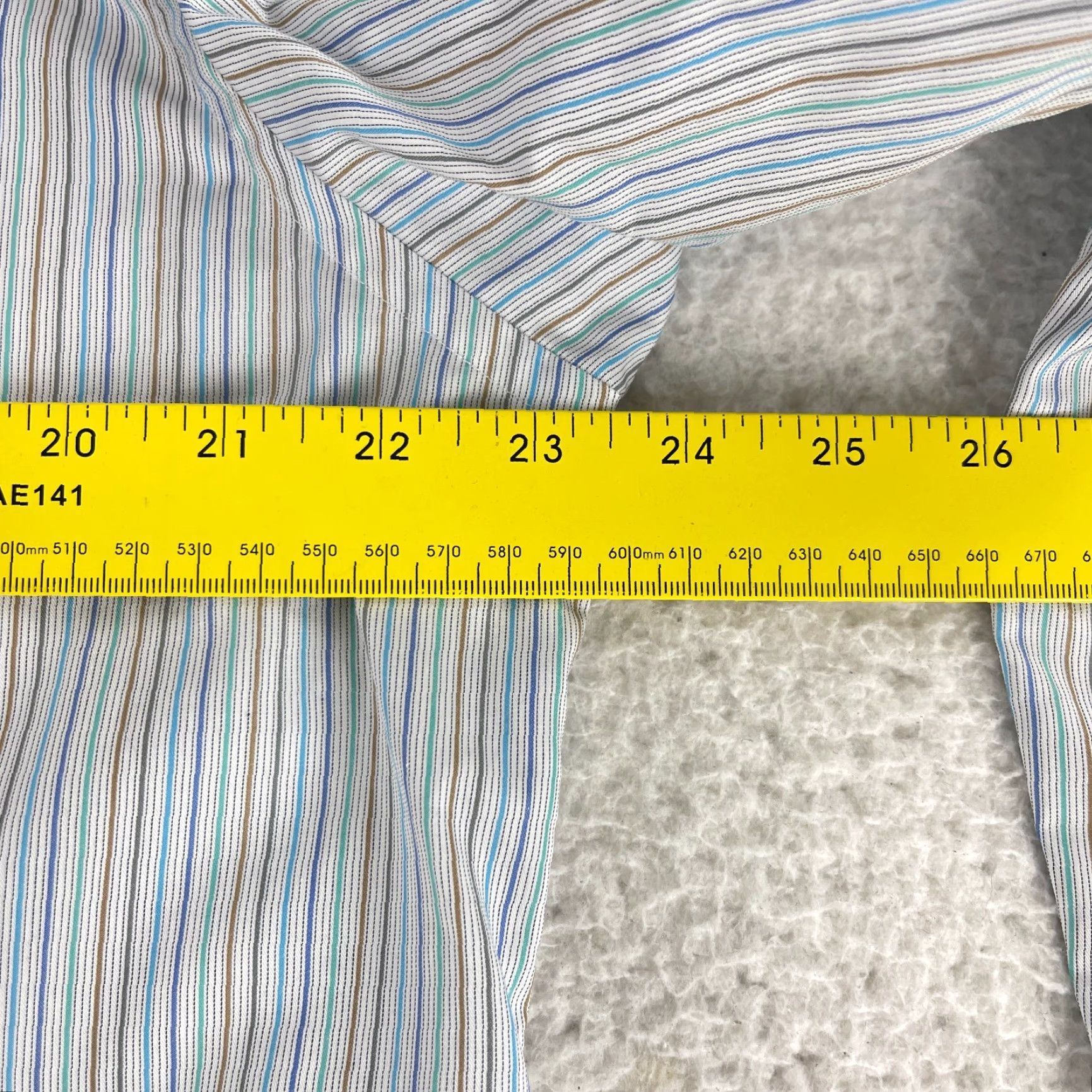 Eton Eton Blue Stripe Contemporary Button-Up Shirt Mens Long Sleeve Cotton XL Size US XL / EU 56 / 4 - 6 Thumbnail