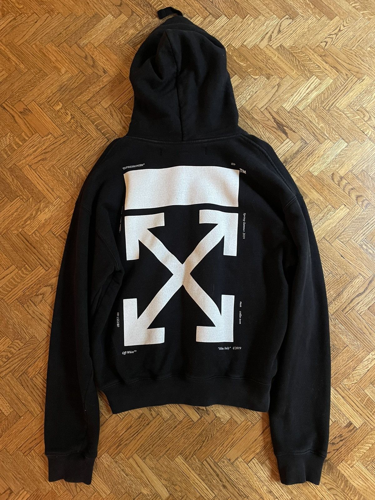 Off-White OFF-WHITE Kiss' Graphic Print Hoodie Size US M / EU 48-50 / 2 - 11 Thumbnail