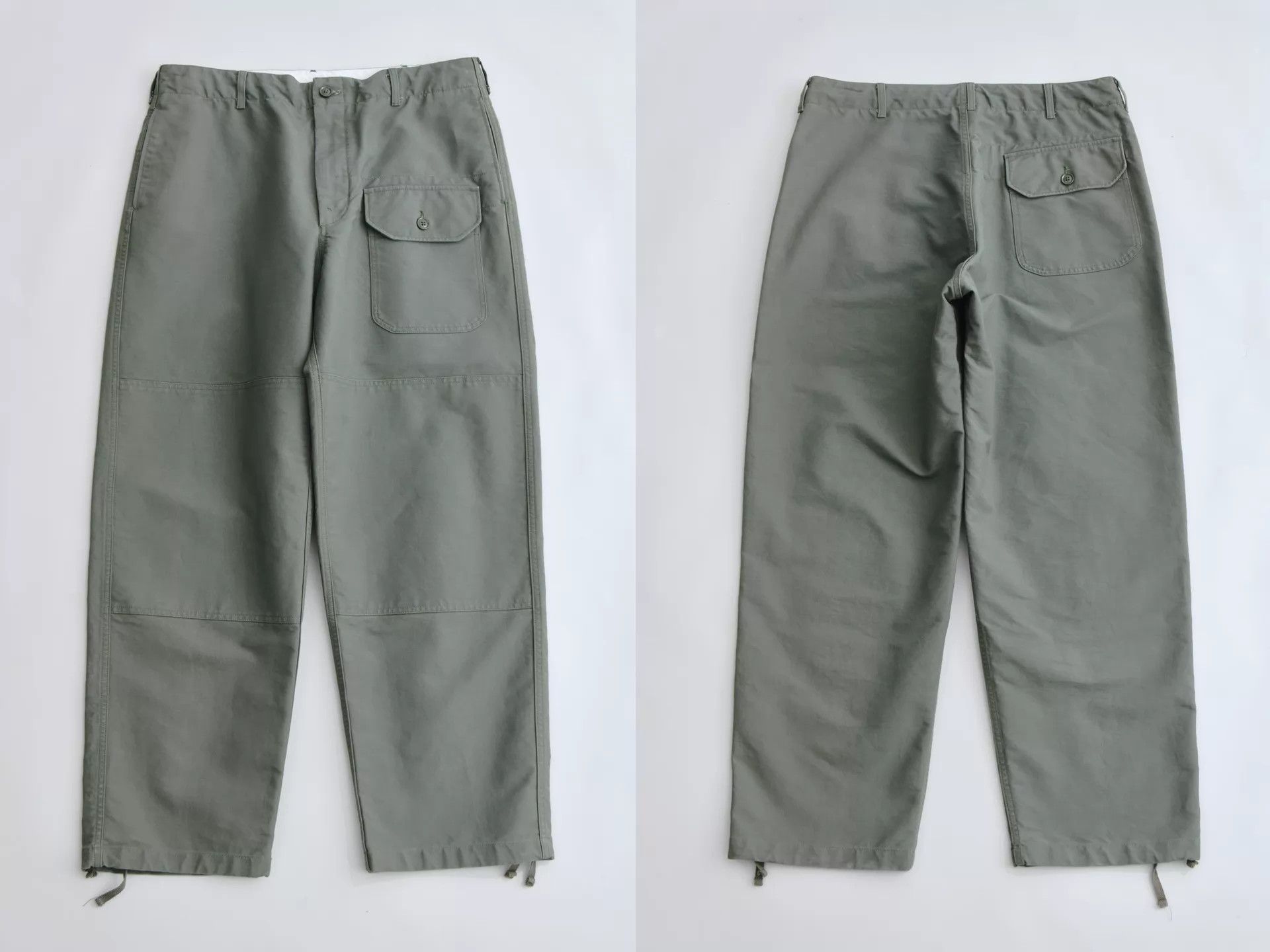 Engineered Garments EG Green Loose Military Work Pants Size L Size US 34 / EU 50 - 4 Thumbnail