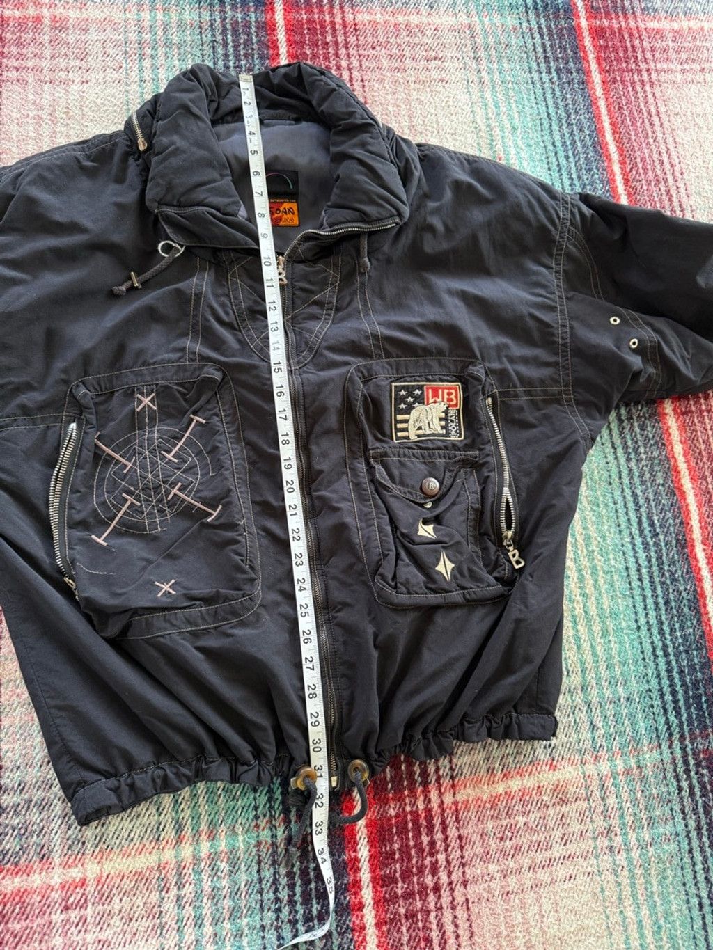 Bogner Vintage Bogner Black Sled Team Jacket L with Embroidery Size US L / EU 52-54 / 3 - 8 Thumbnail