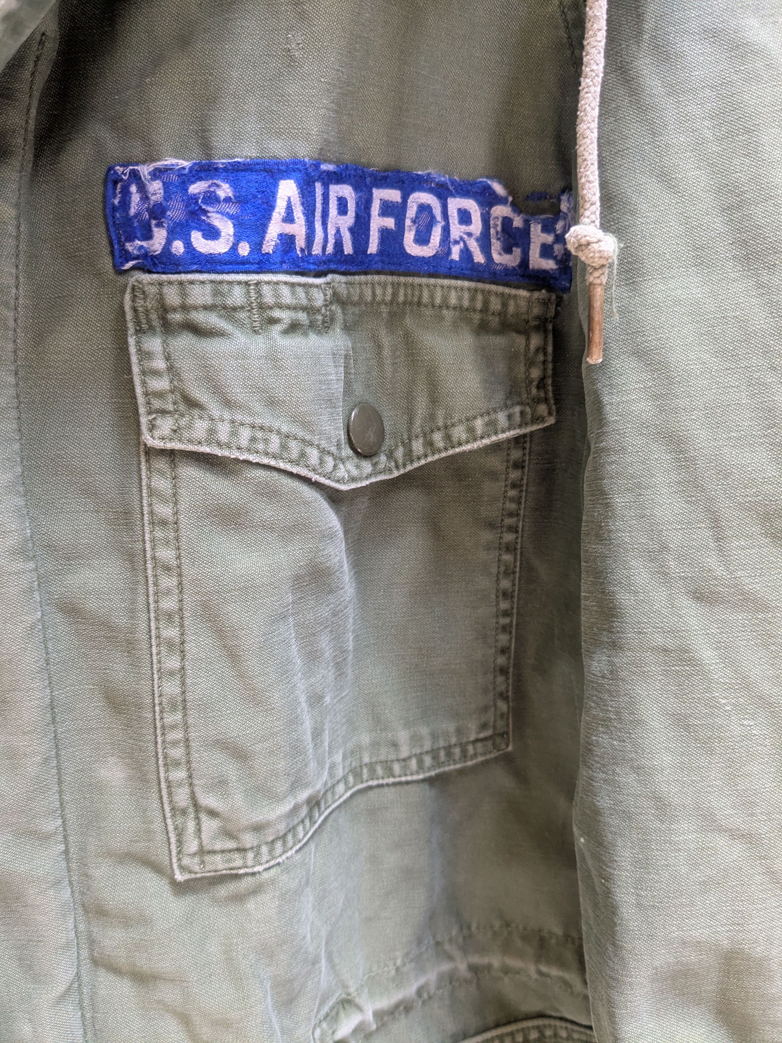 Vintage USA air force vintage military jacket hood Size US M / EU 48-50 / 2 - 2 Thumbnail