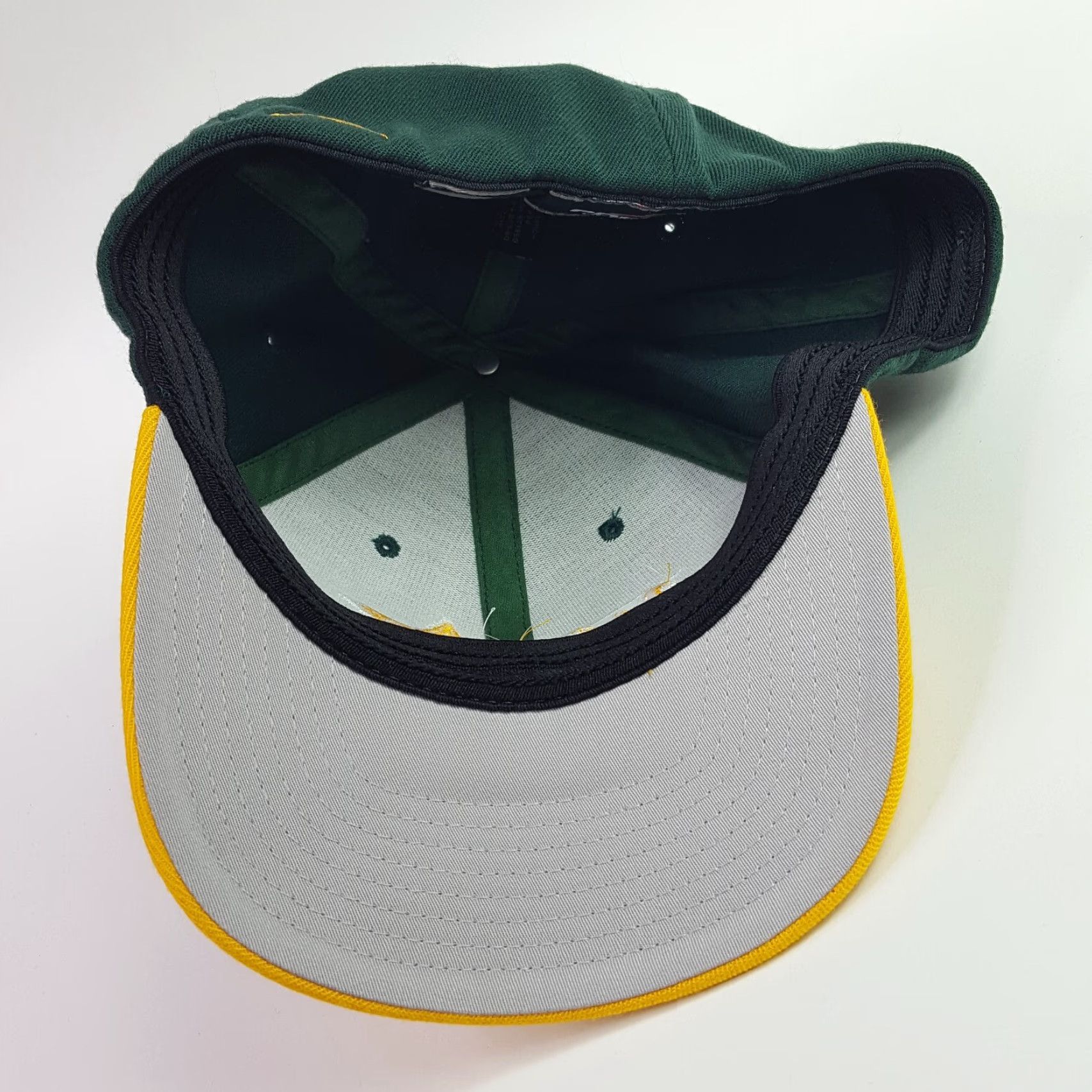 Vintage VINTAGE Houston Astros WC Logo Wool Blend Stretch Fitted Hat Baseball Cap Green Wool Athletic Cap Mens Adjustable Cap Size ONE SIZE - 7 Thumbnail