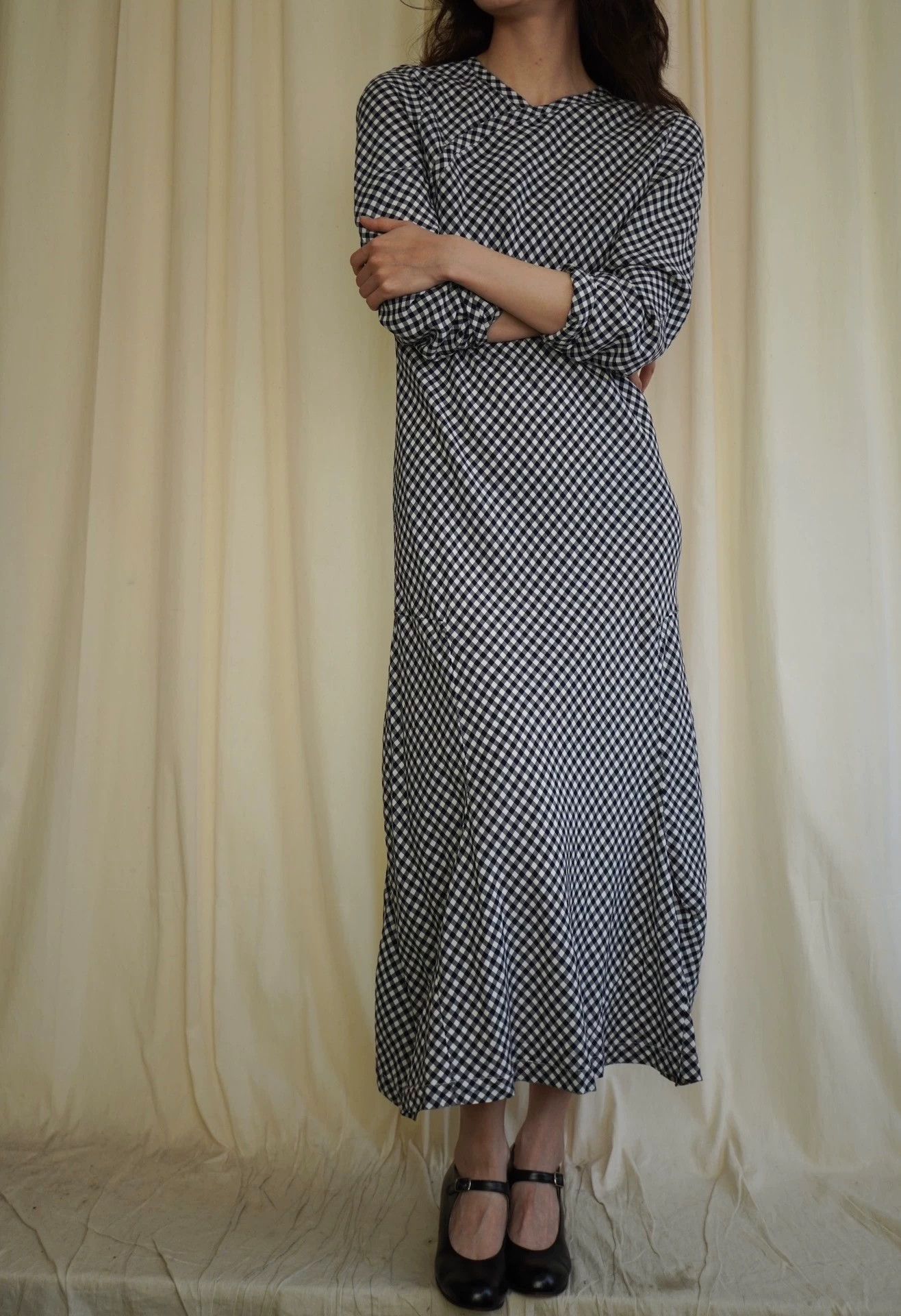 Comme des Garcons COMME des GARCONS 1998 Women's Blue Checkered Side Hook Dress M Size M / US 6-8 / IT 42-44 - 9 Thumbnail