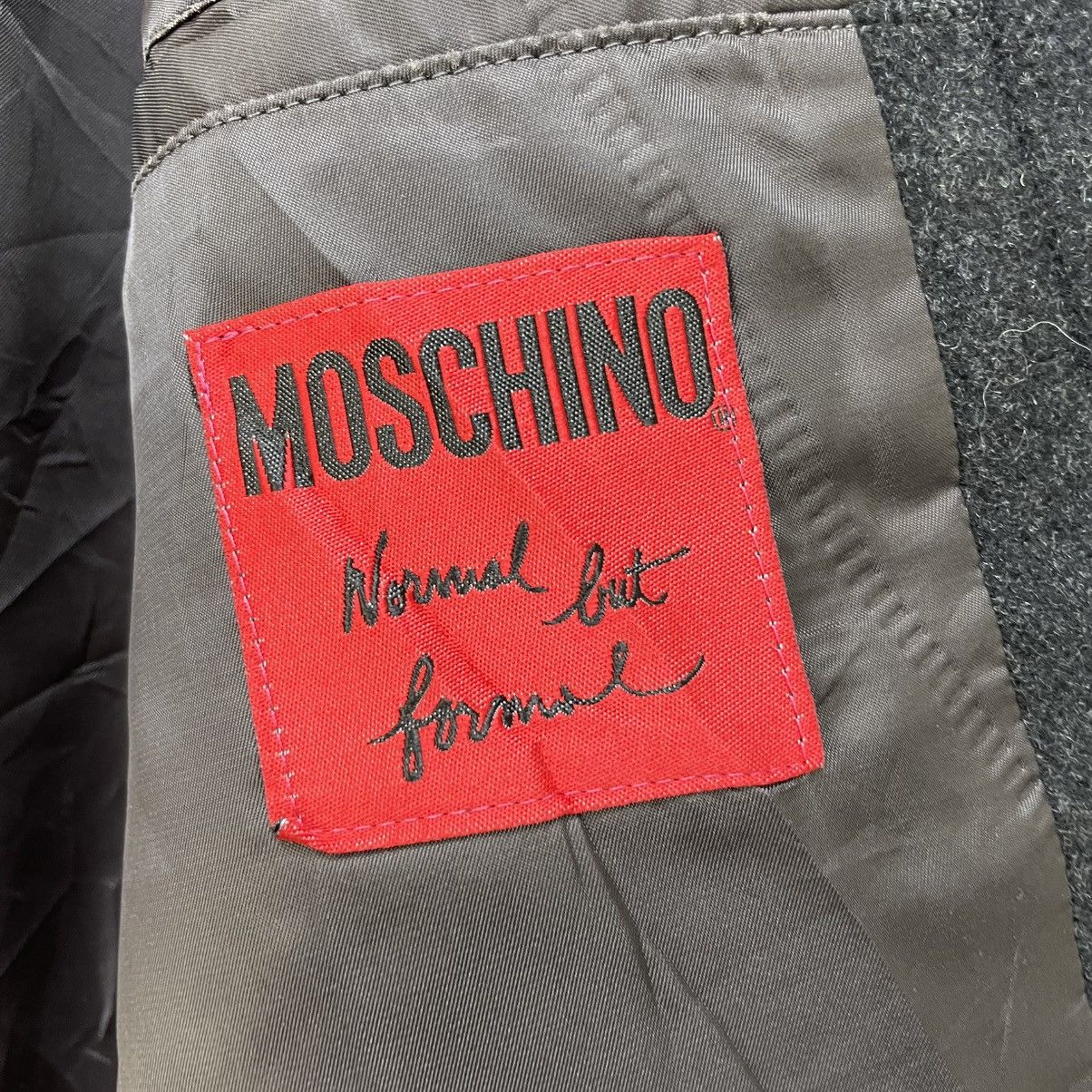 Autumn Cashmere × Designer × Moschino 💥Japanese Brand Moschino Long Coat Jacket Size M / US 6-8 / IT 42-44 - 6 Thumbnail