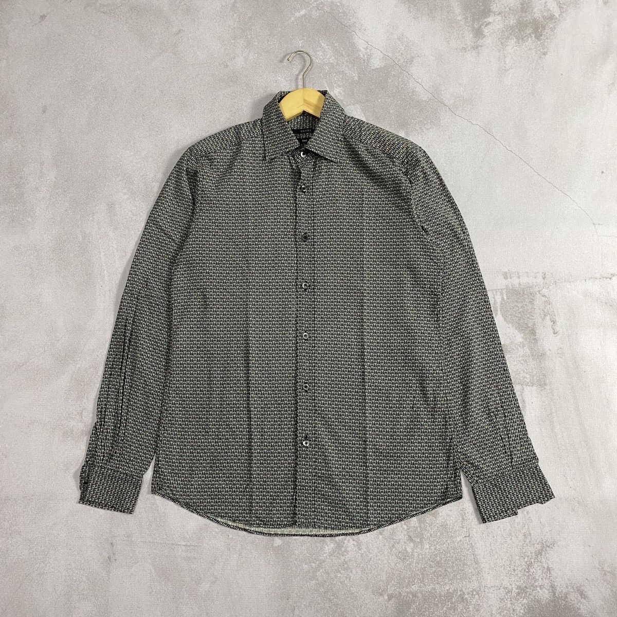 Gucci Vintage Gucci Monogram Fitted Shirt Size US L / EU 52-54 / 3 - 1 Thumbnail