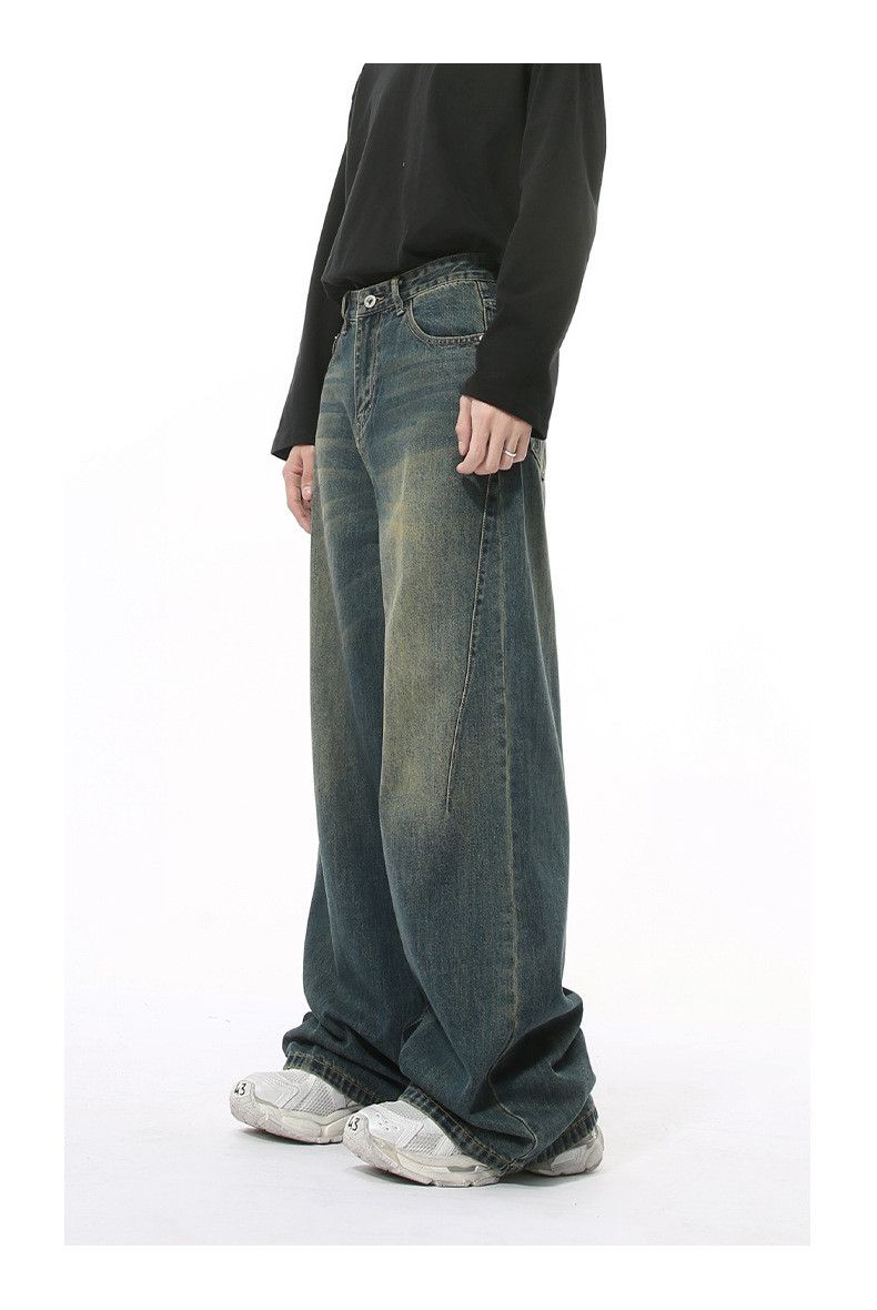 Japanese Brand × Jean American retro fashion distressed high street washed jeans Size US 32 / EU 48 - 4 Thumbnail