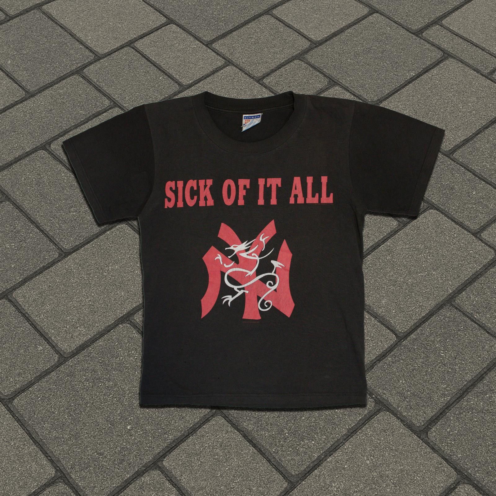 Vintage 1995 Sick Of It All Tee Size US S / EU 44-46 / 1 - 1 Thumbnail