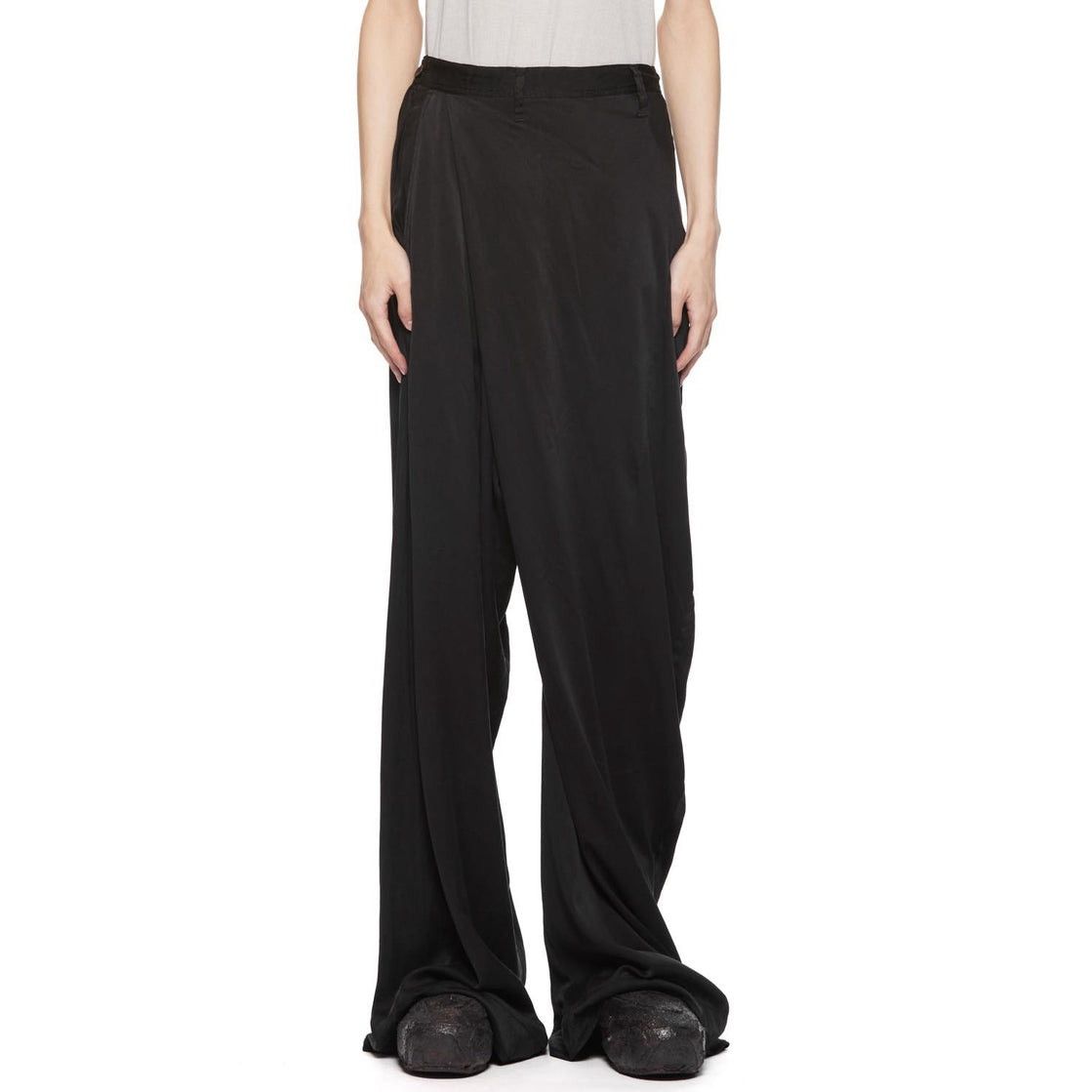 Julius Julius silk satin dhoti asymmetrical pants Size US 32 / EU 48 - 1 Thumbnail