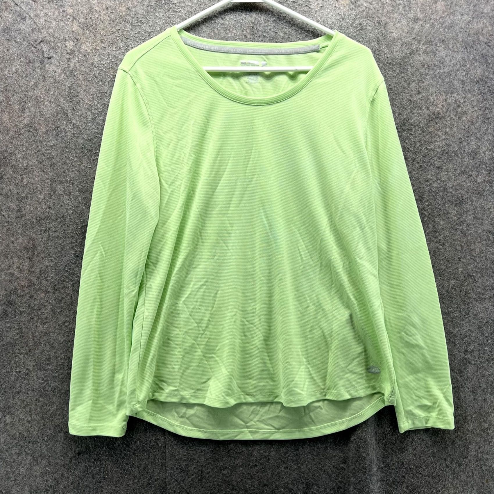 Vintage Reel Legend Freeline Shirt Men L Green Long Sleeve Hiking Activewear Outdoor Crew Neck Lightweight Size US L / EU 52-54 / 3 - 2 Thumbnail
