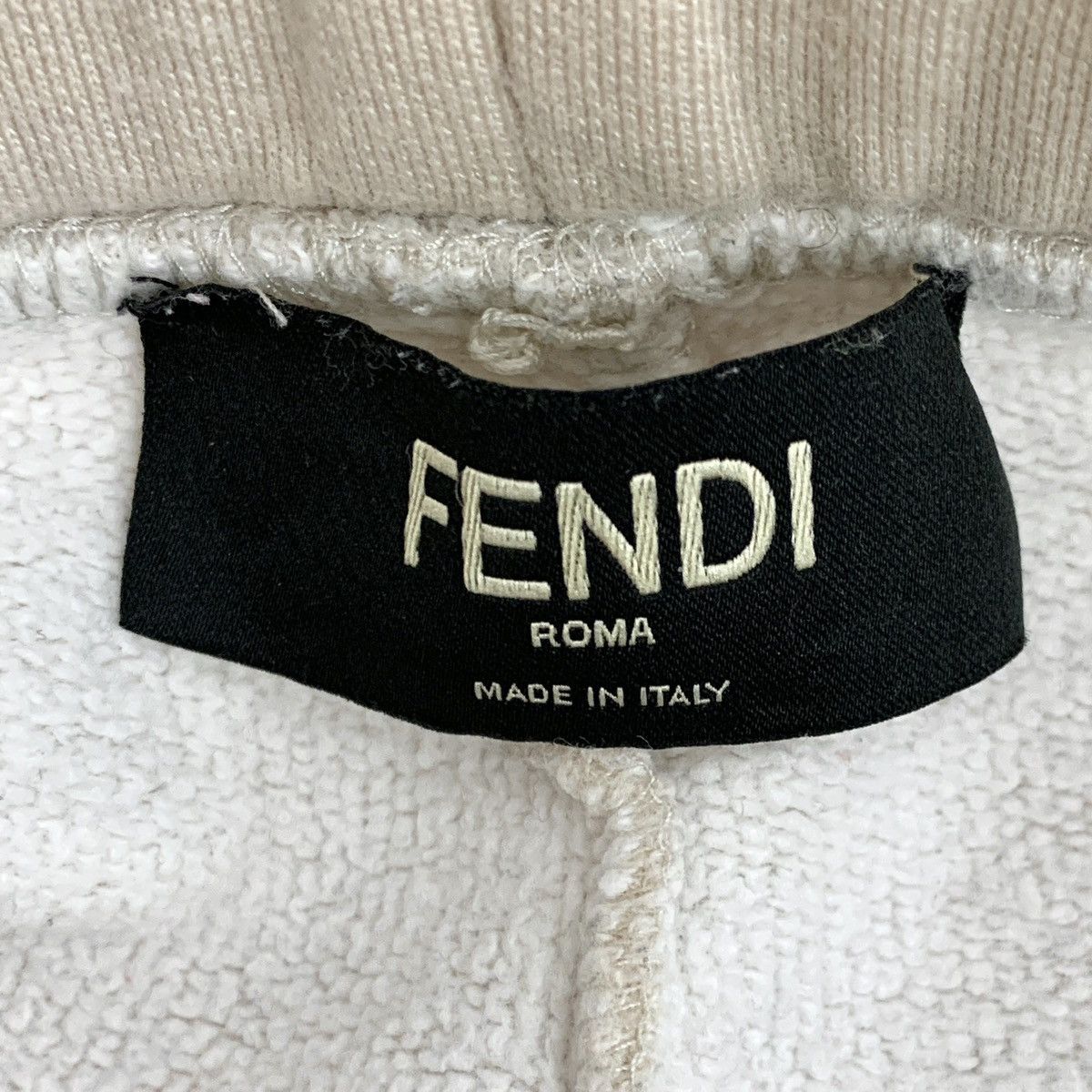 Fendi Fendi Color-block Logo Tape Cuffed Casual Sports Pants K26WX Size 27" / US 4 / IT 40 - 6 Thumbnail