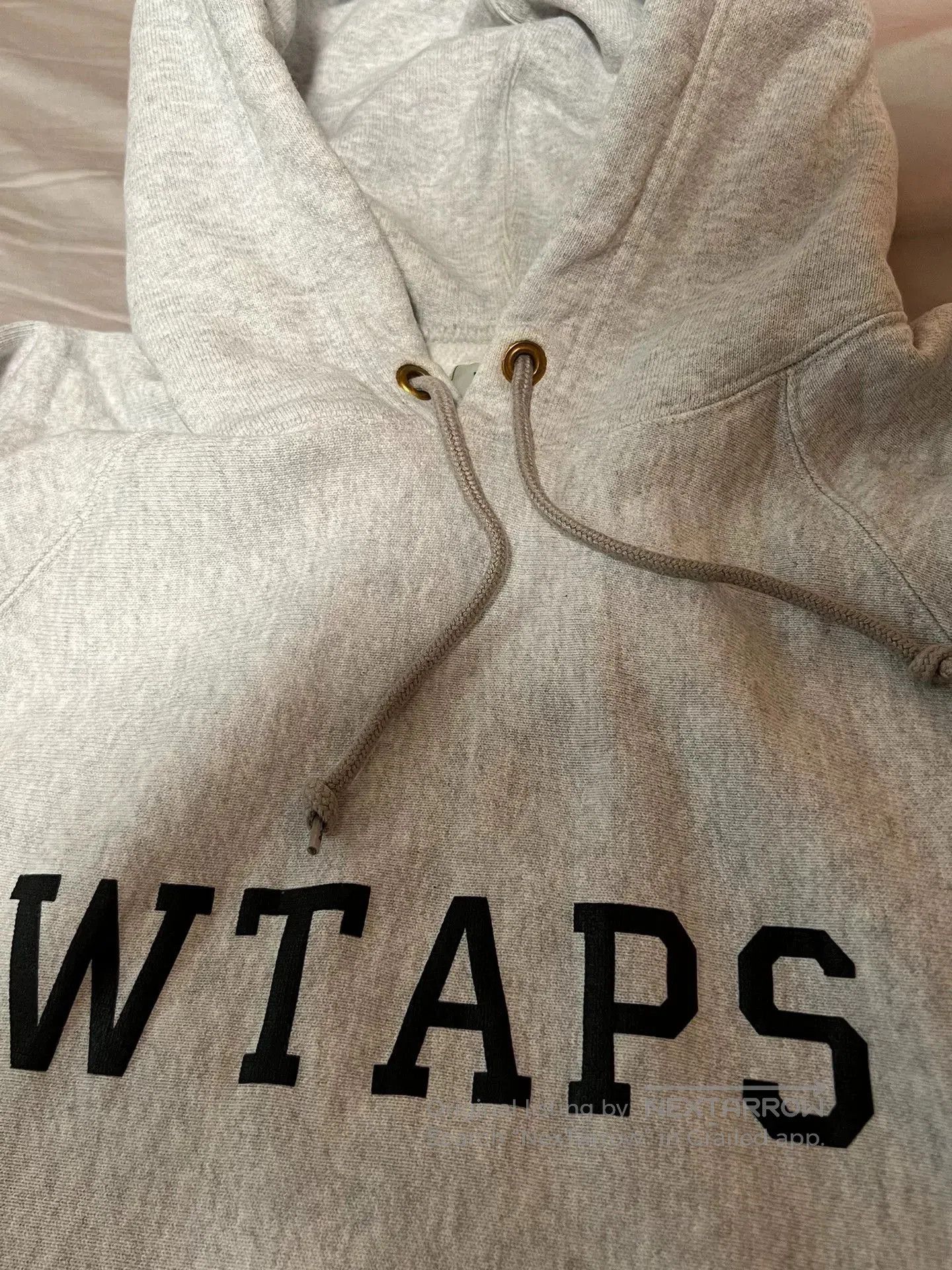 Wtaps WTAPS Design Hooded Sweatshirt in Gray. Size US XL / EU 56 / 4 - 6 Thumbnail