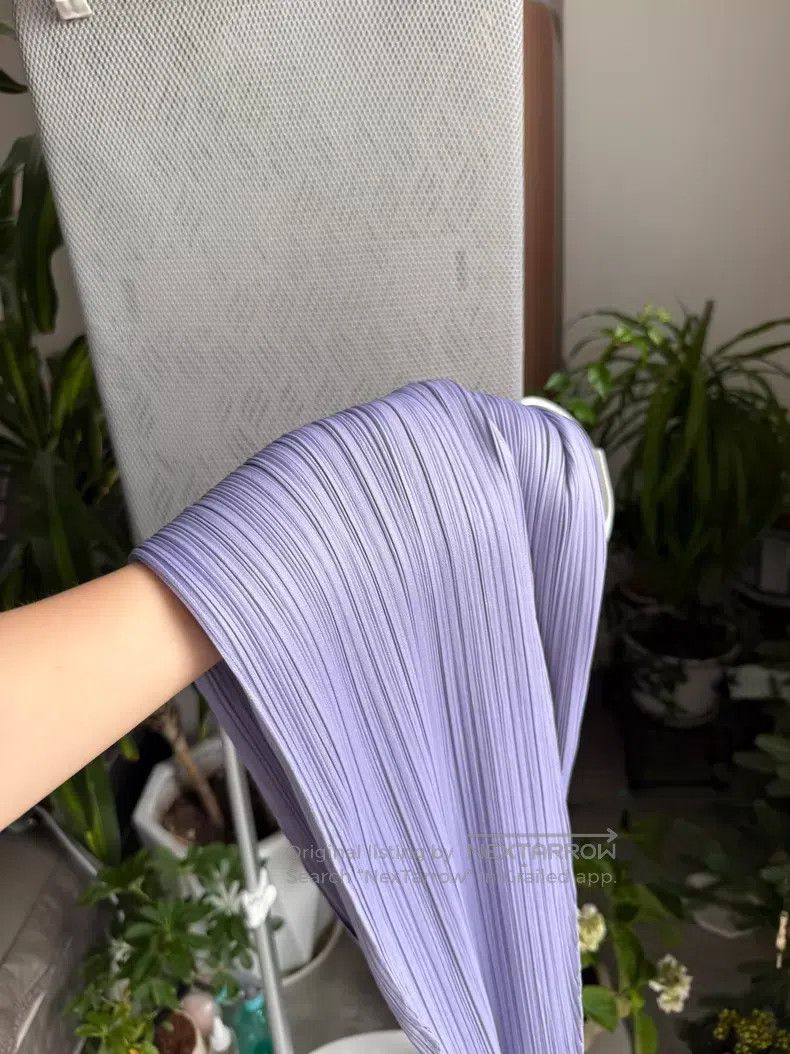 Issey Miyake Issey Miyake size:3 Purple Irregular Pants Size 31" - 7 Thumbnail