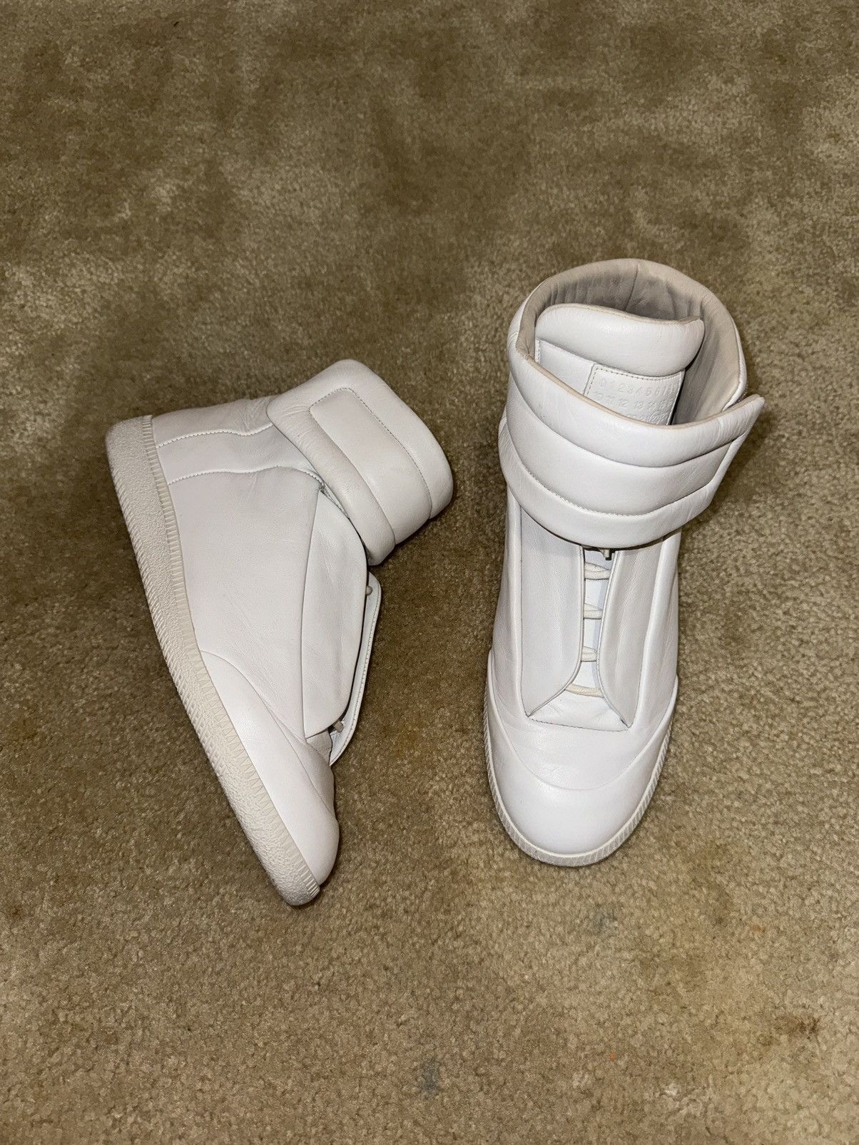 image of Maison Margiela Future High Tops Shoes in White, Men's (Size 10)