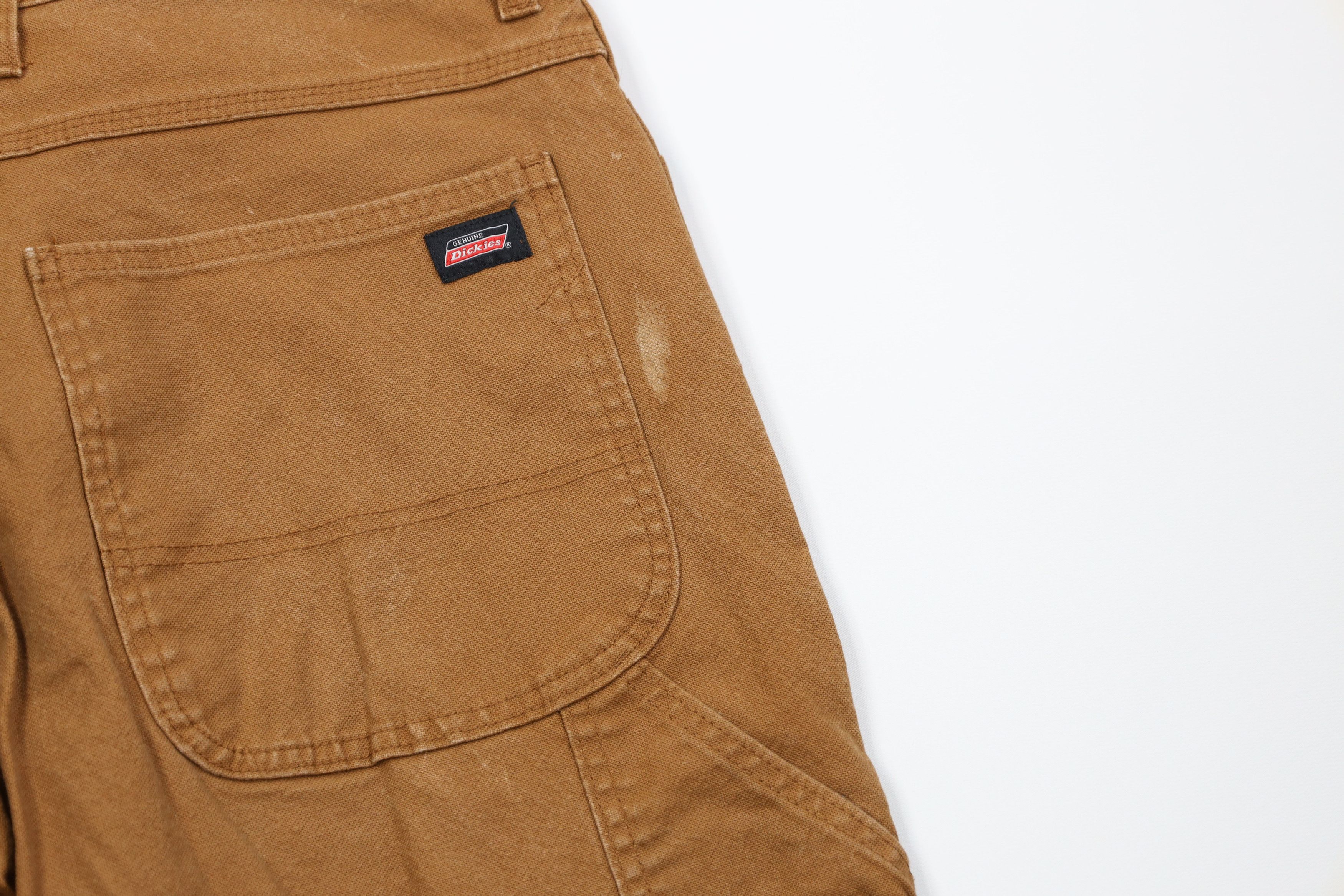 Dickies Vintage Y2K Dickies Wide Leg Dungaree Pants Duck Brown Size US 32 / EU 48 - 13 Thumbnail