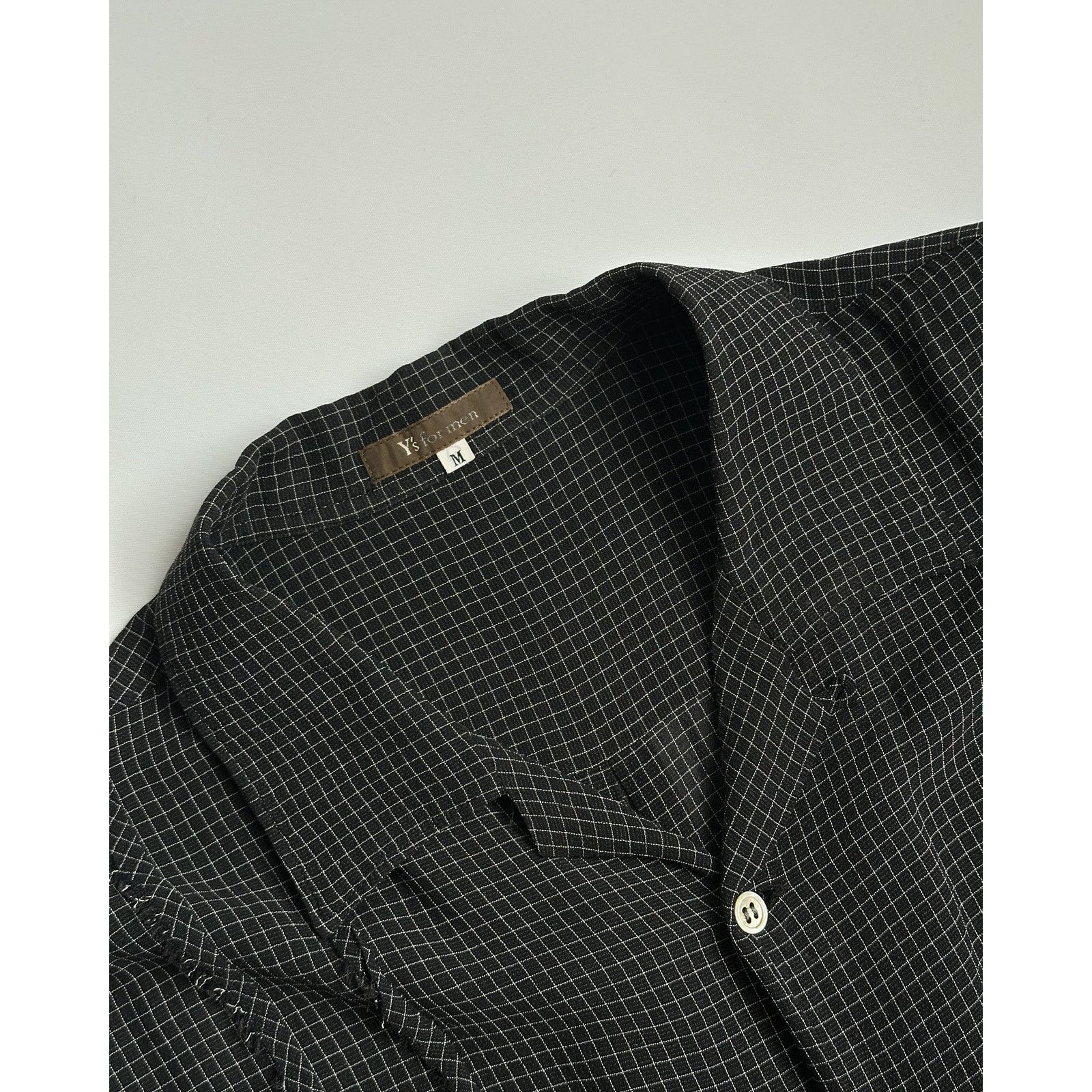 Yohji Yamamoto Yohji Yamamoto Camp Collar Shirt Size US XL / EU 56 / 4 - 2 Thumbnail