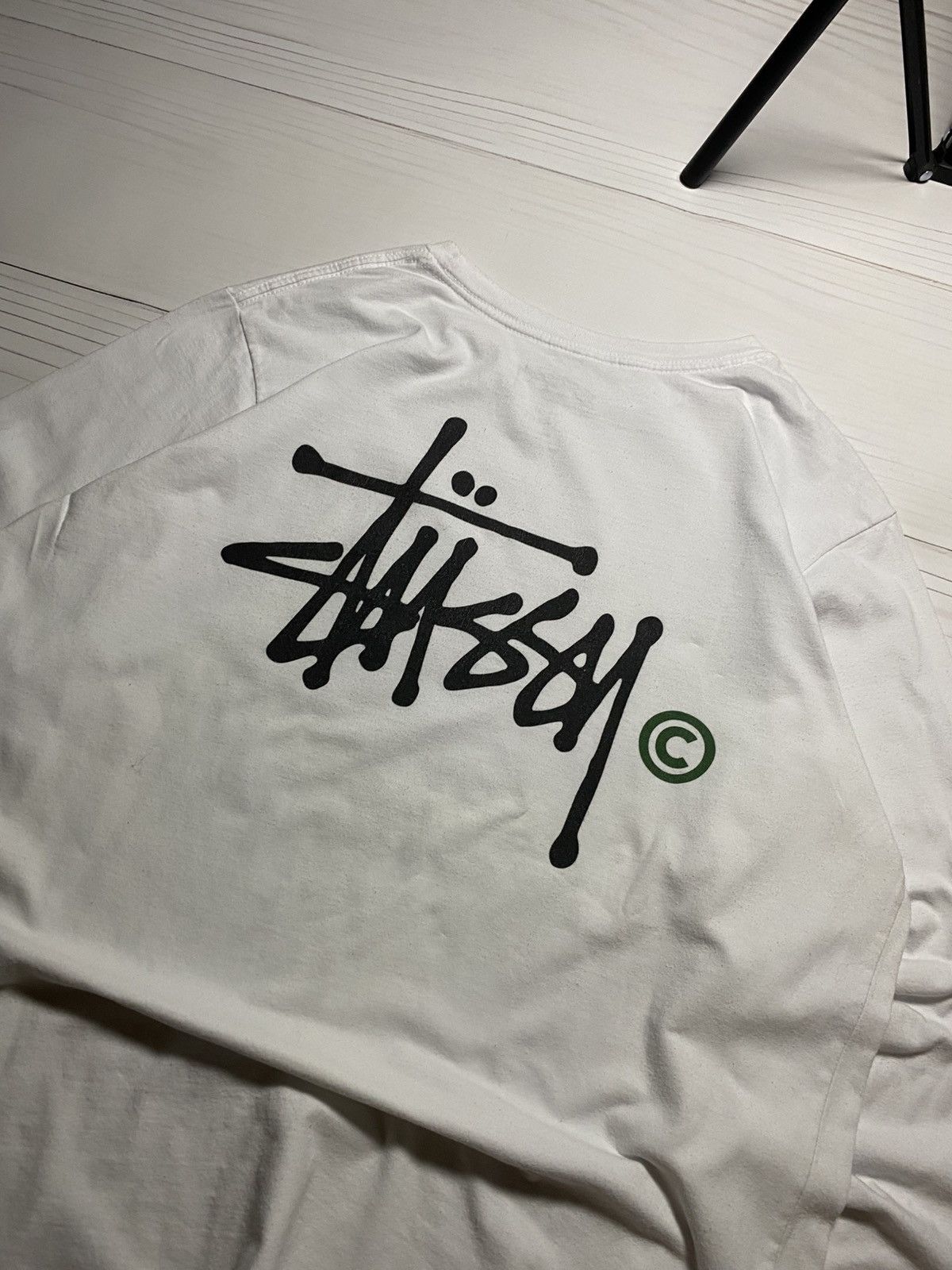 Stussy × Vintage Vintage Stussy Big Logo y2k longsleeve t shirt Size US L / EU 52-54 / 3 - 11 Thumbnail