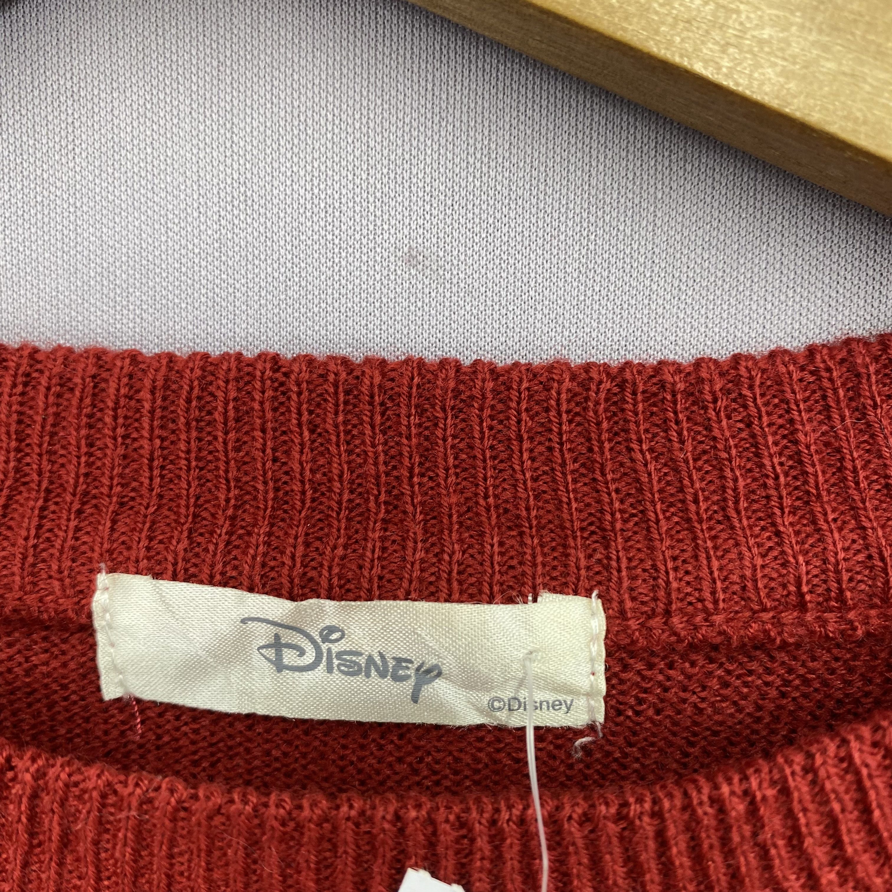 Disney Vintage Mickey Mouse Knitwear Sweater Y2K Ribbed Sweatshirt Size US M / EU 48-50 / 2 - 4 Thumbnail